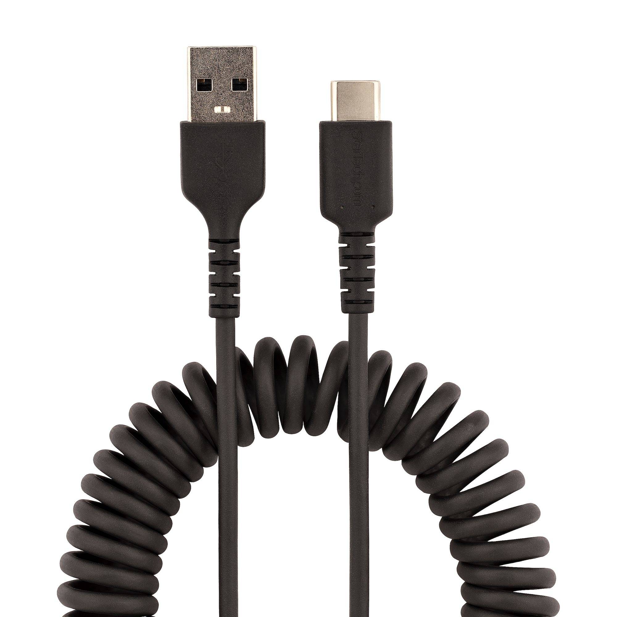 Rca Informatique - image du produit : CABLE USB VERS USB-C DE 50CM - CORDON USB-A A USB-C M/M NOIR