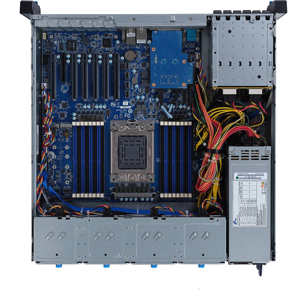 Rca Informatique - image du produit : ARM BAREBONE E252-P31 2U 1CPU 16XDIMM 6XHDD 6XPCIE 2X800W 80+