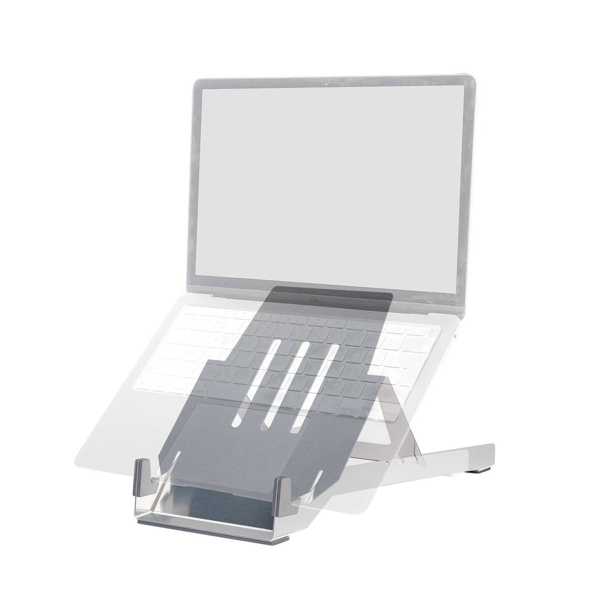 Rca Informatique - image du produit : R-GO RISER BASIC LAPTOP STAND SILVER