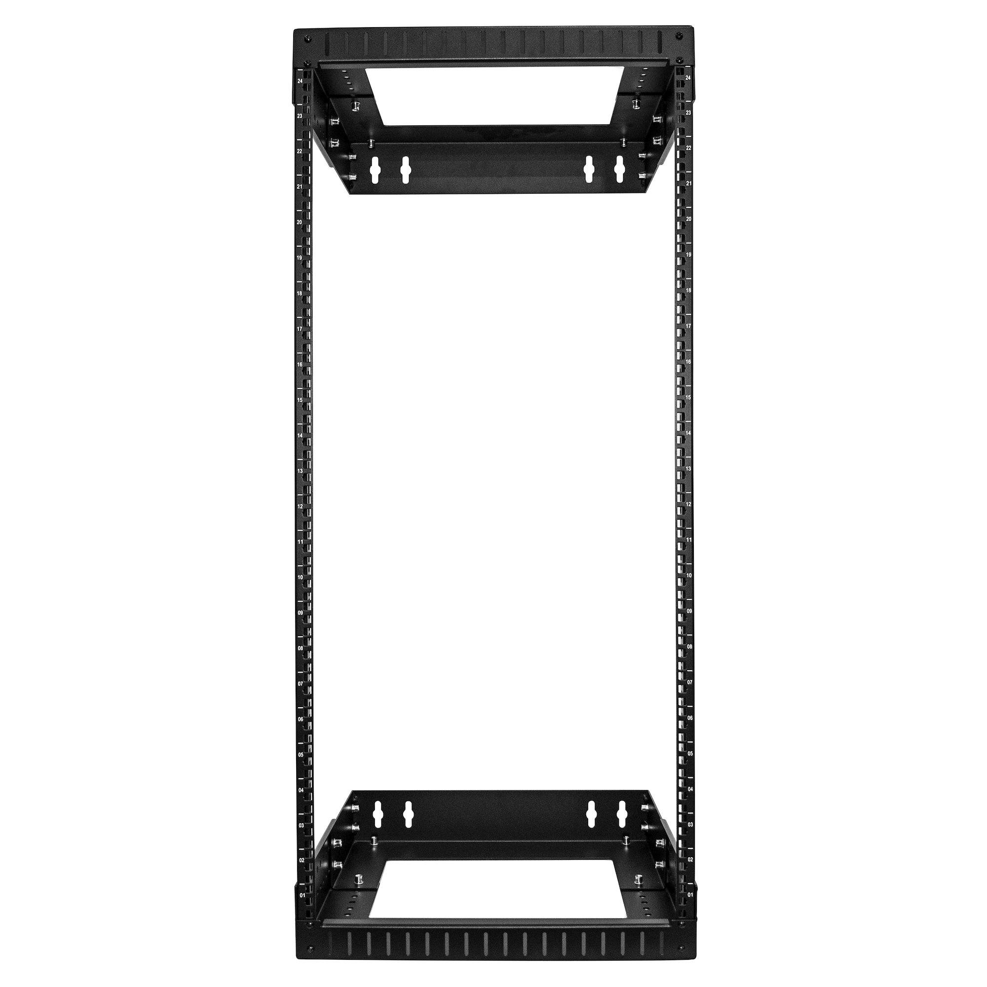 Rca Informatique - image du produit : OPEN FRAME WALL MOUNT EQUIPMENTRACK 24U ADJUSTABLE DEP