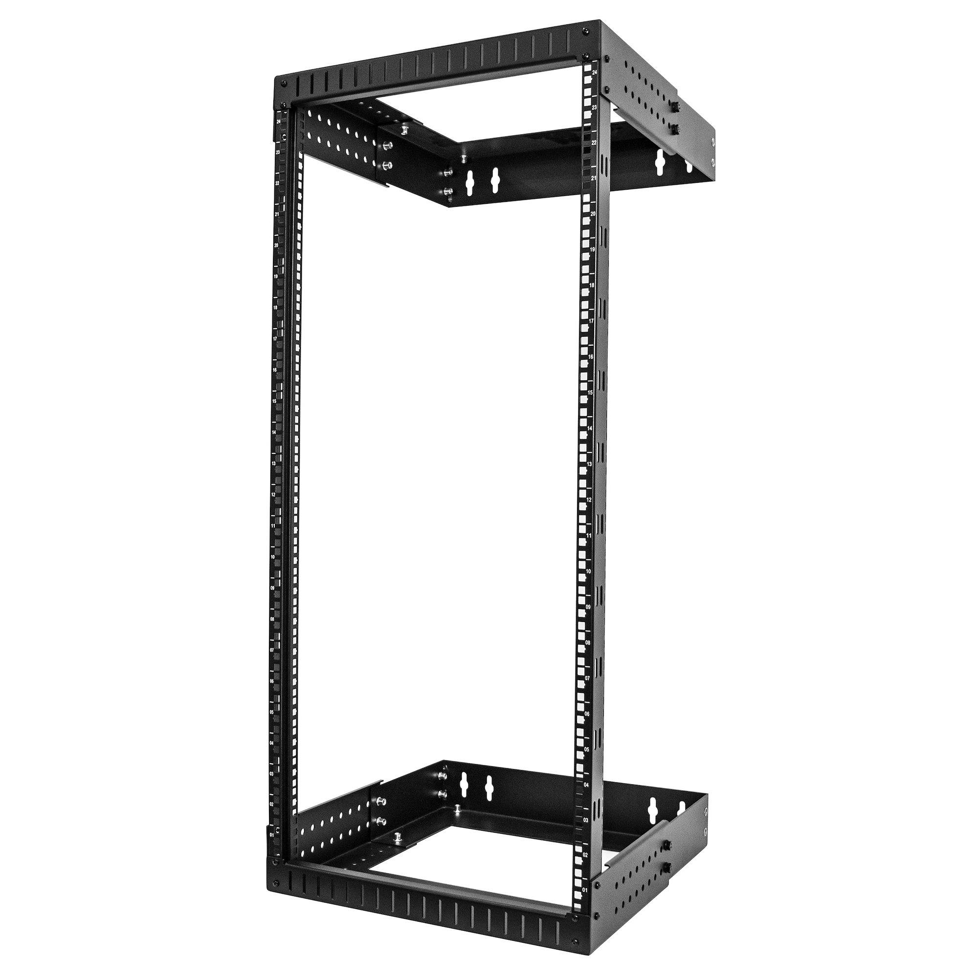 Rca Informatique - Image du produit : OPEN FRAME WALL MOUNT EQUIPMENTRACK 24U ADJUSTABLE DEP