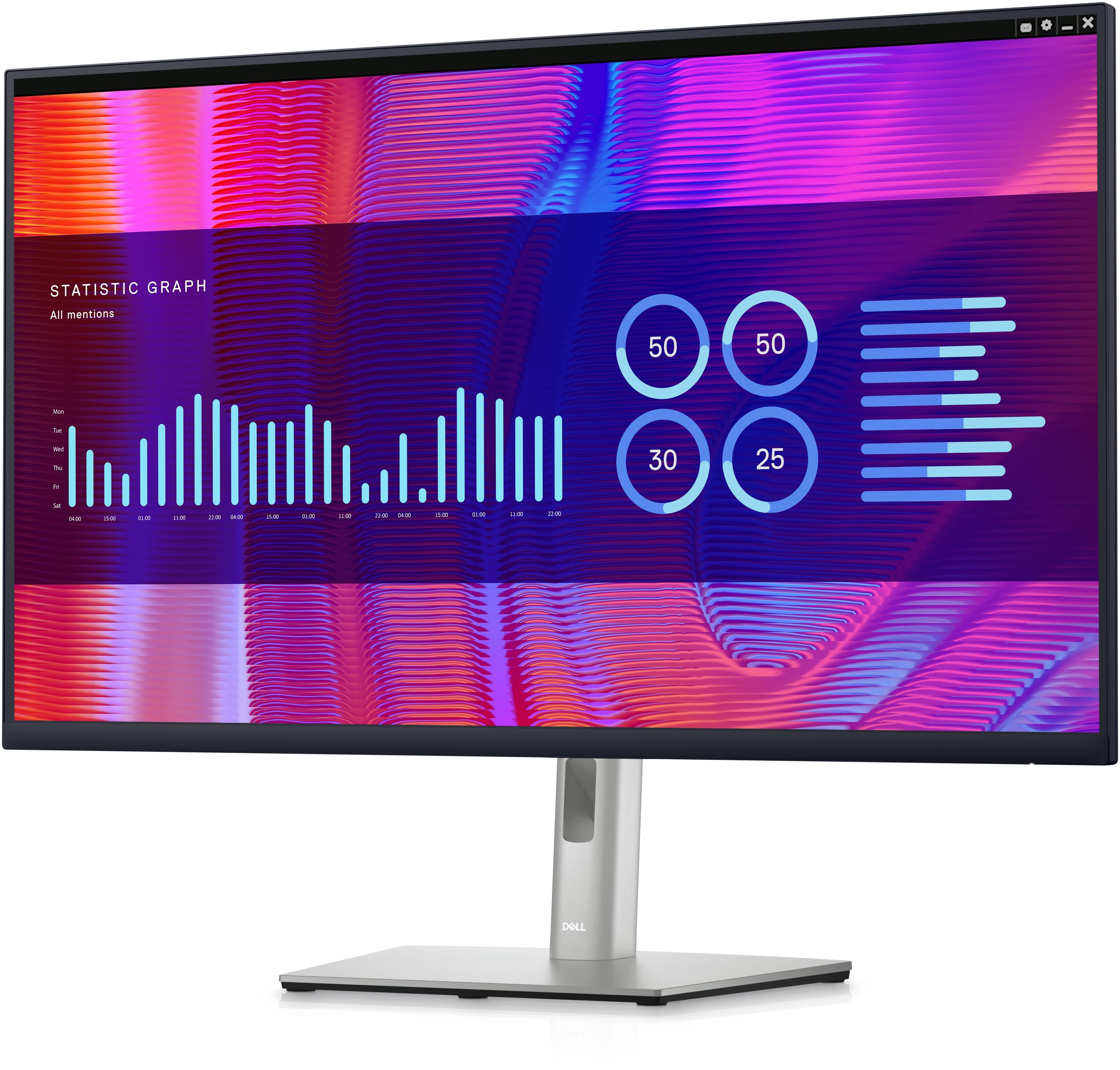 Rca Informatique - image du produit : DELL 32 USB-C HUB MONITOR- P3223DE- 80.1CM 31.5IN