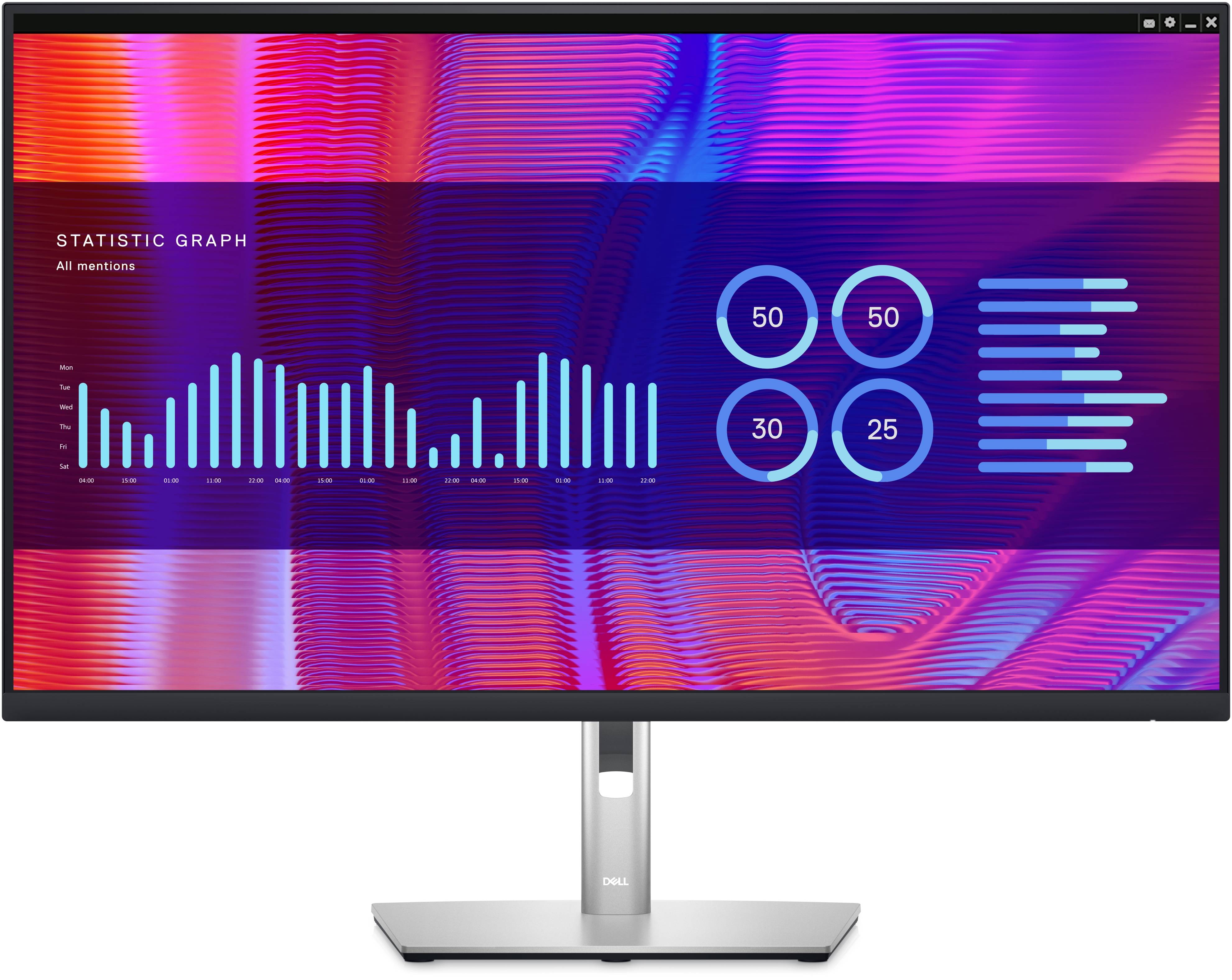 Rca Informatique - image du produit : DELL 32 USB-C HUB MONITOR- P3223DE- 80.1CM 31.5IN