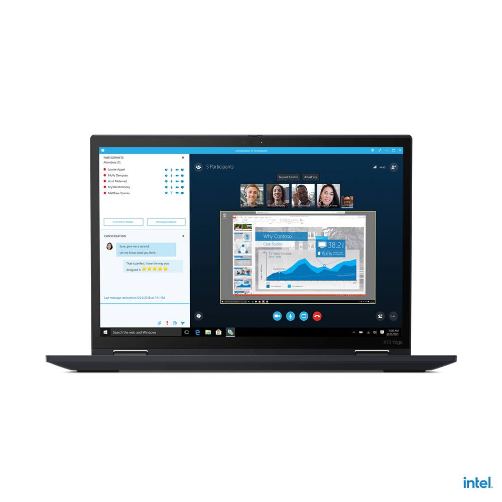 Rca Informatique - image du produit : THINKPAD X13 YOGA I5-1135G7 512GB 8GB 13.3IN NOOD W11P