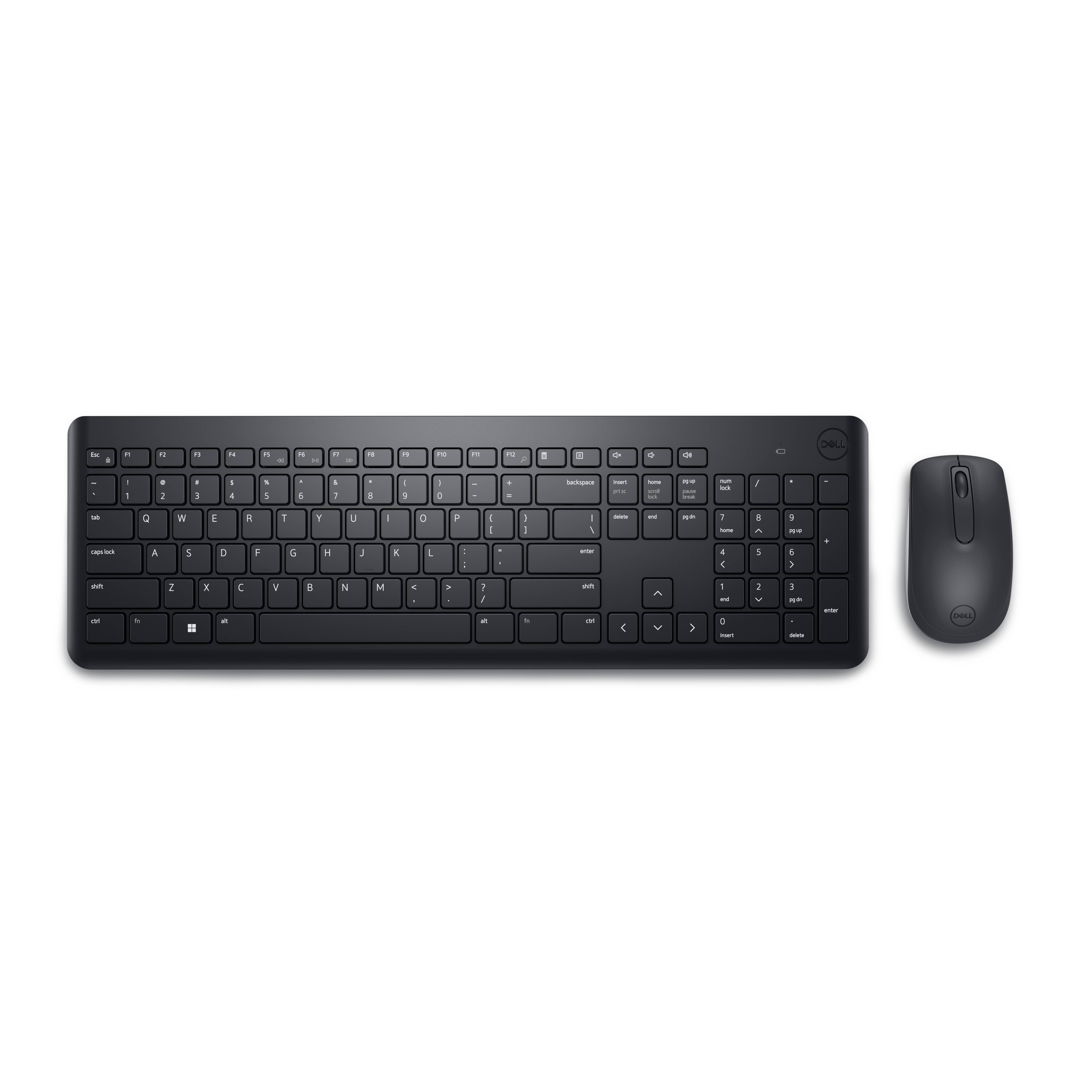 Rca Informatique - image du produit : DELL WIRELESS KEYBOARD AND MOUSE-KM3322W - FRENCH (AZERTY)