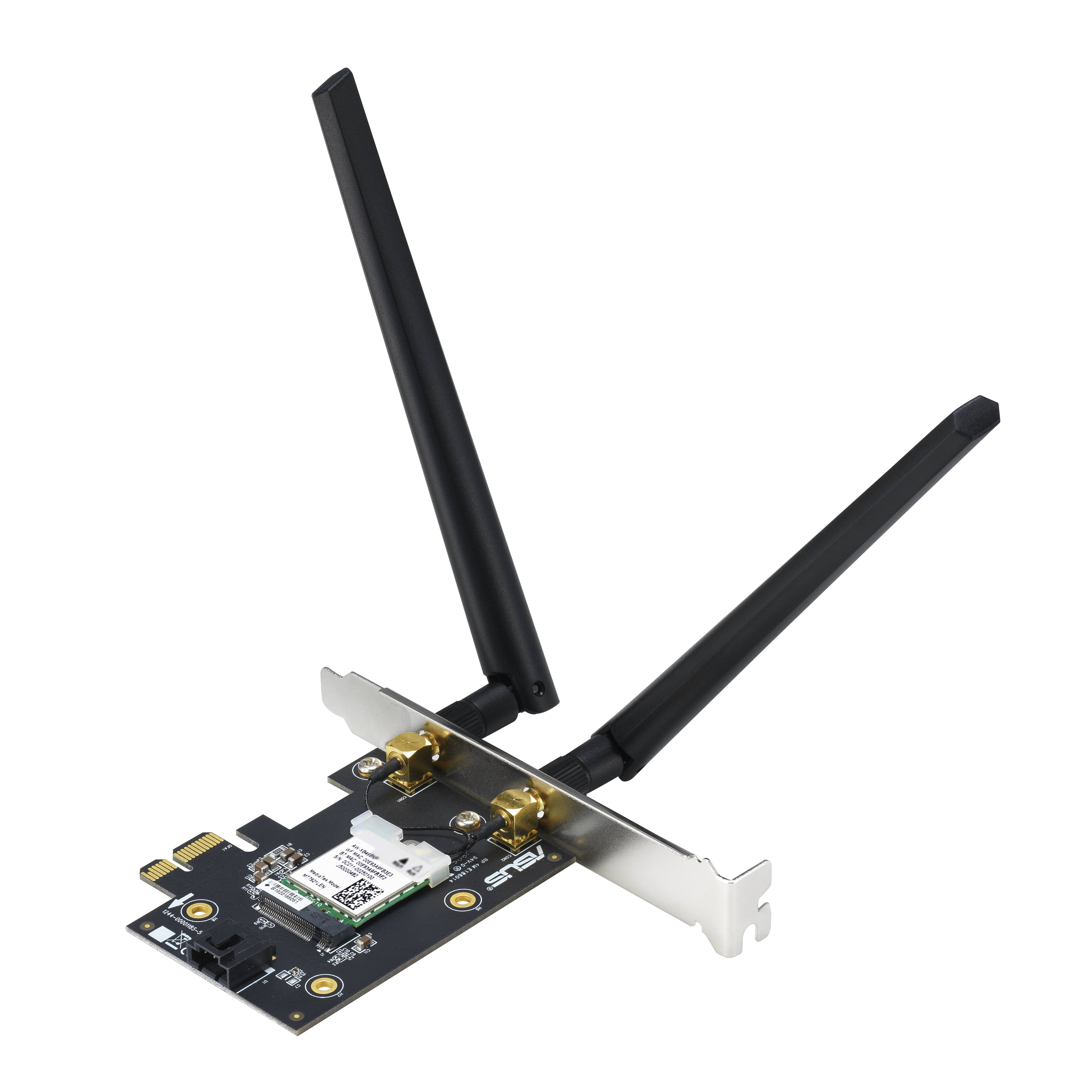 Rca Informatique - image du produit : PCE-AX1800 BT5.2 DUAL BAND PCI-E WIFI 6 (802.11AX) WPA3