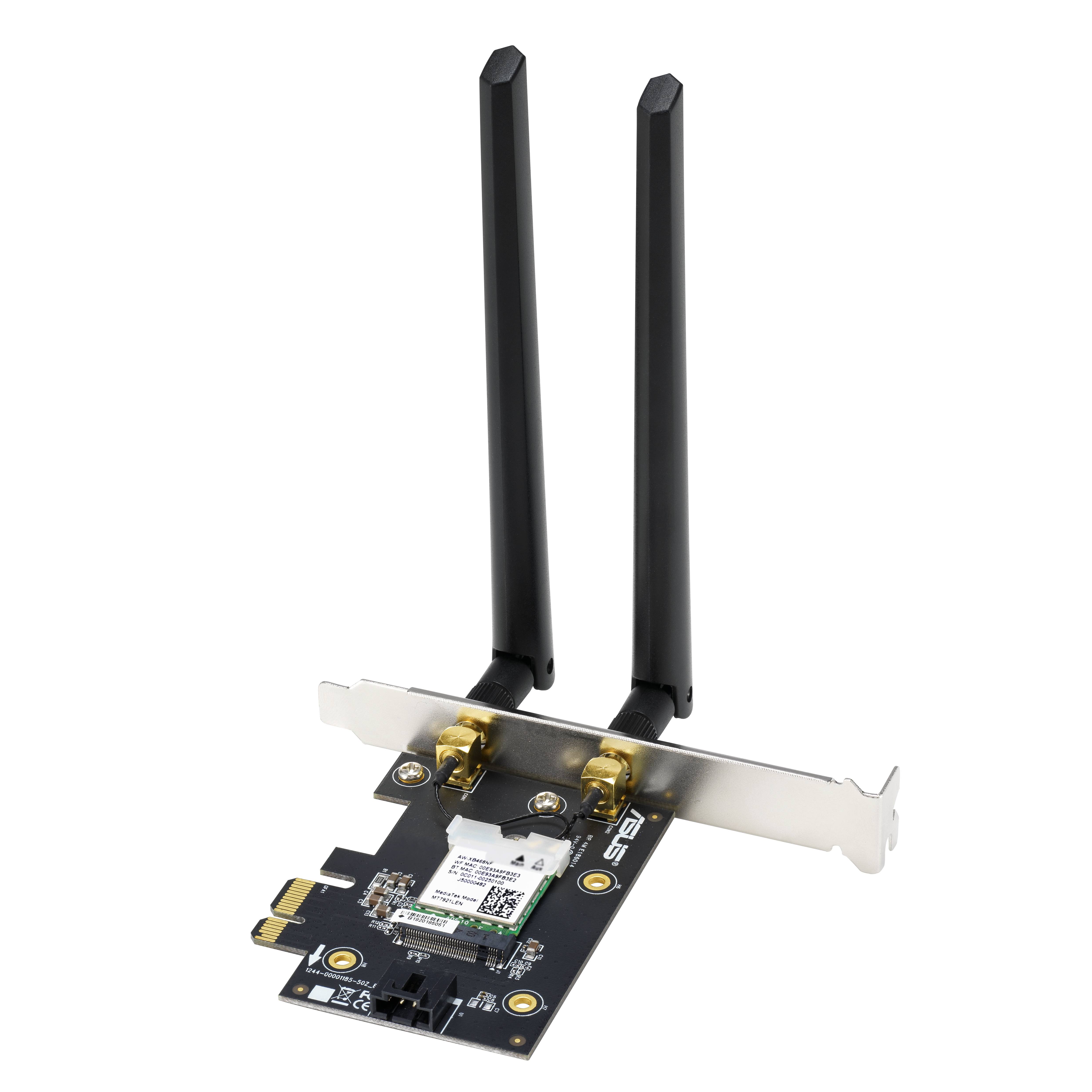 Rca Informatique - image du produit : PCE-AX1800 BT5.2 DUAL BAND PCI-E WIFI 6 (802.11AX) WPA3