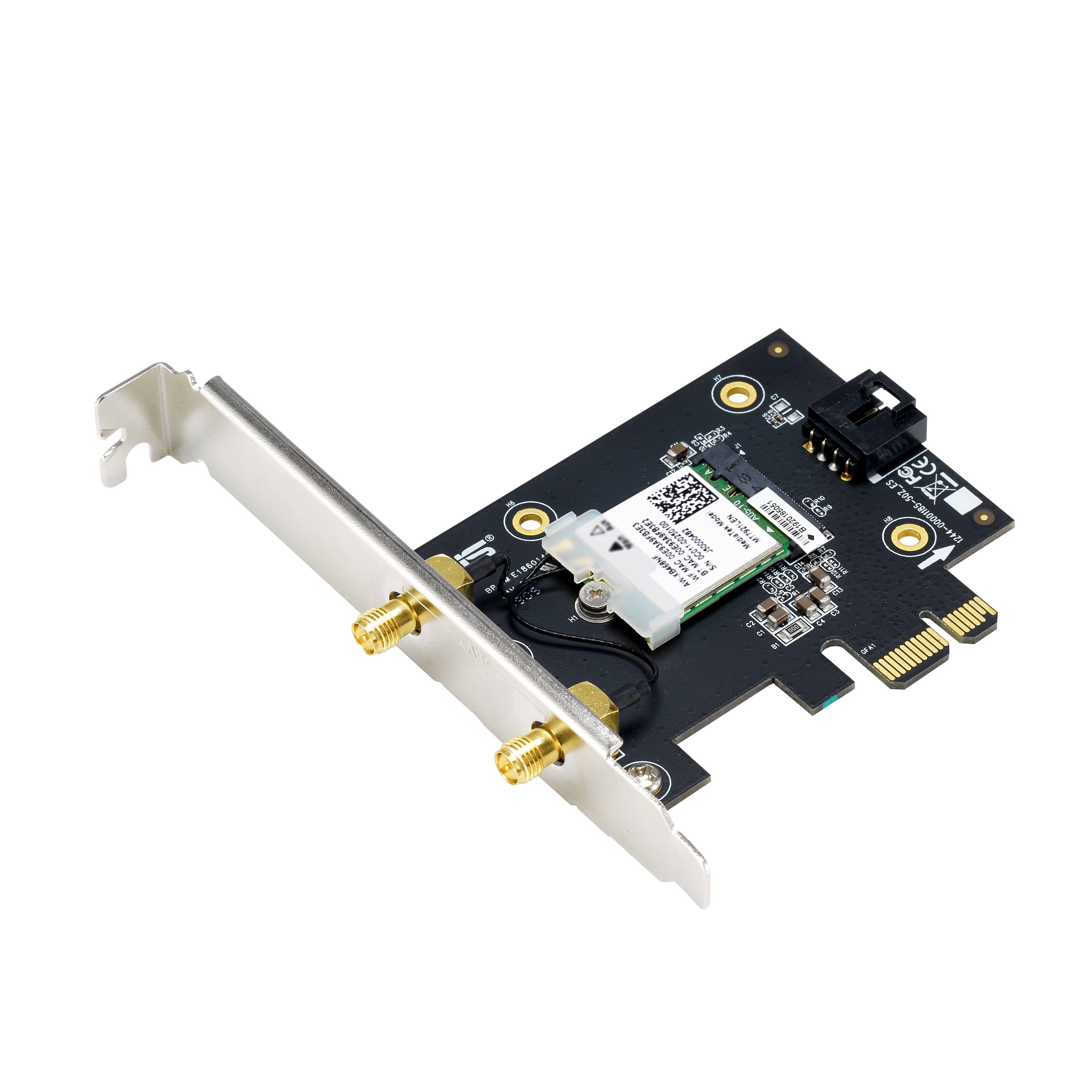 Rca Informatique - image du produit : PCE-AX1800 BT5.2 DUAL BAND PCI-E WIFI 6 (802.11AX) WPA3