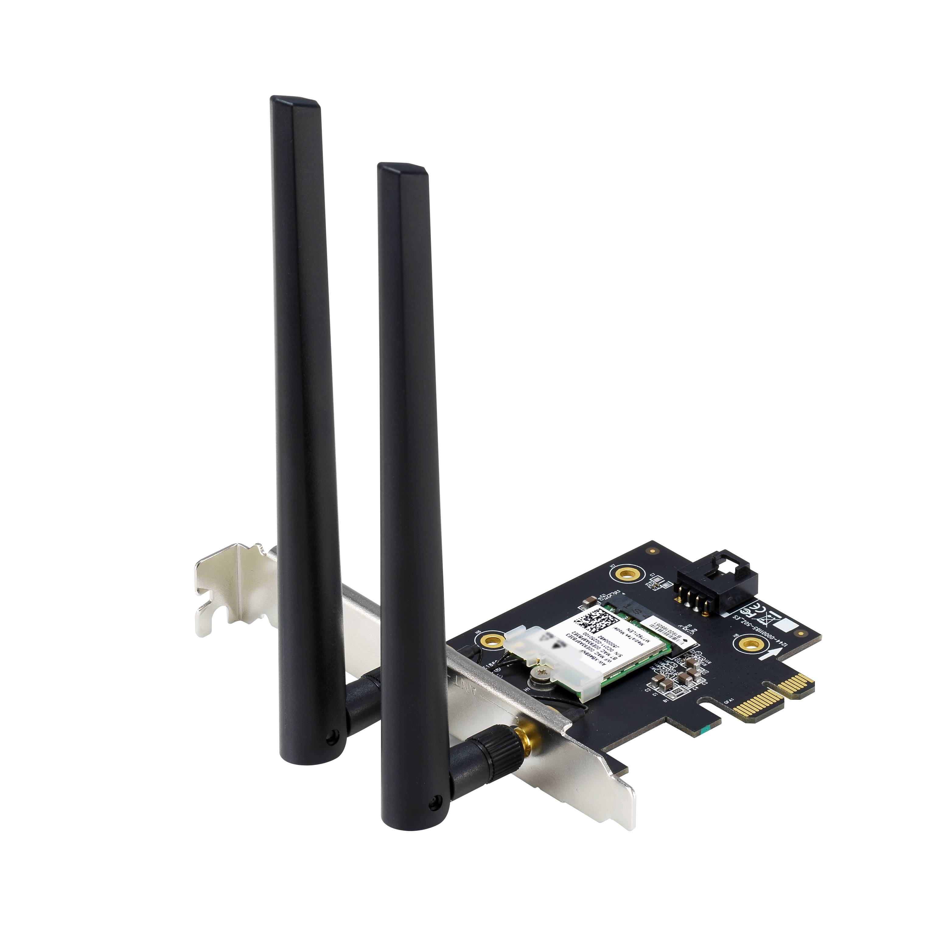 Rca Informatique - image du produit : PCE-AX1800 BT5.2 DUAL BAND PCI-E WIFI 6 (802.11AX) WPA3