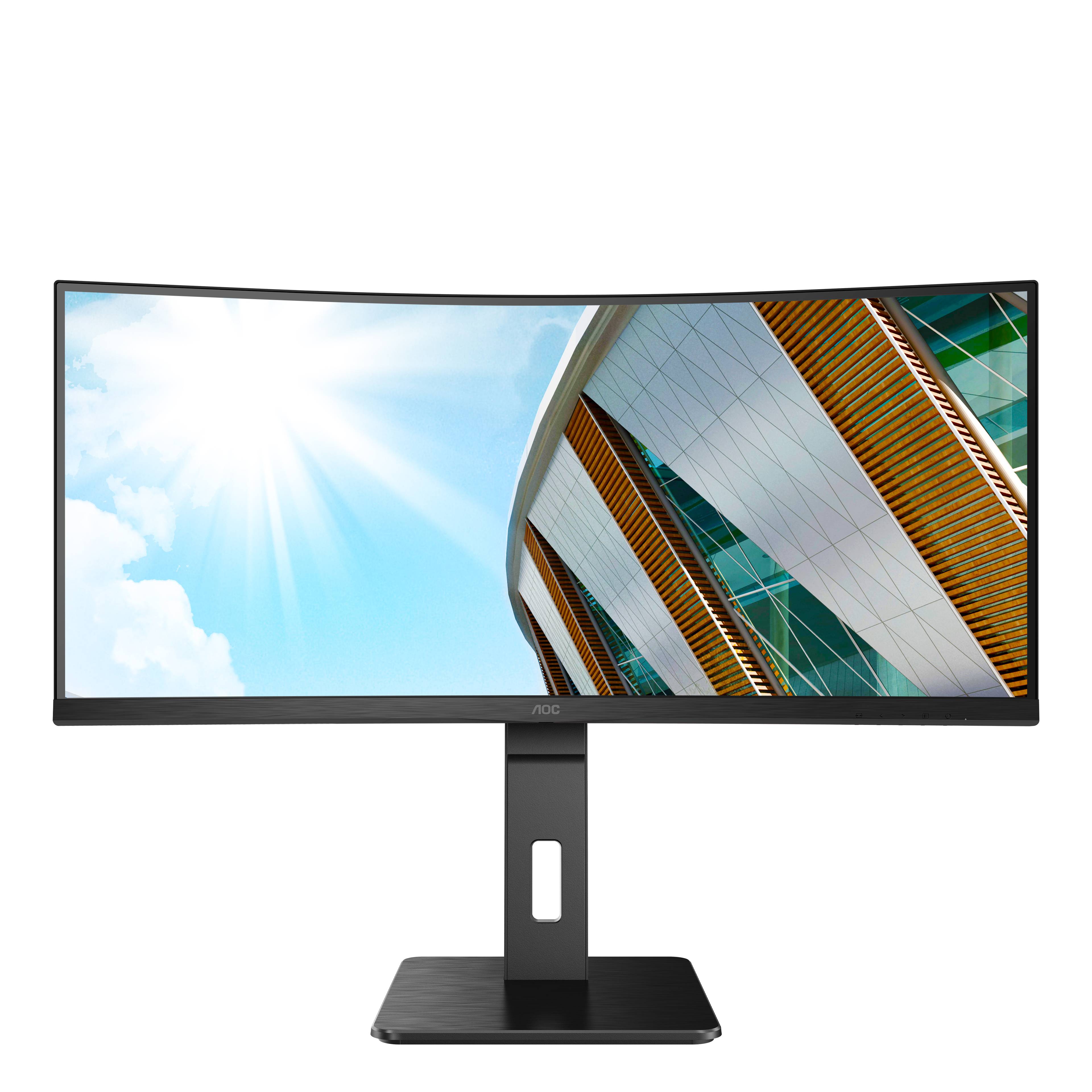 Rca Informatique - image du produit : CU34P2C 34IN VA CURVED UWQHD/1MS/3440X1440/WID 21/9/USB