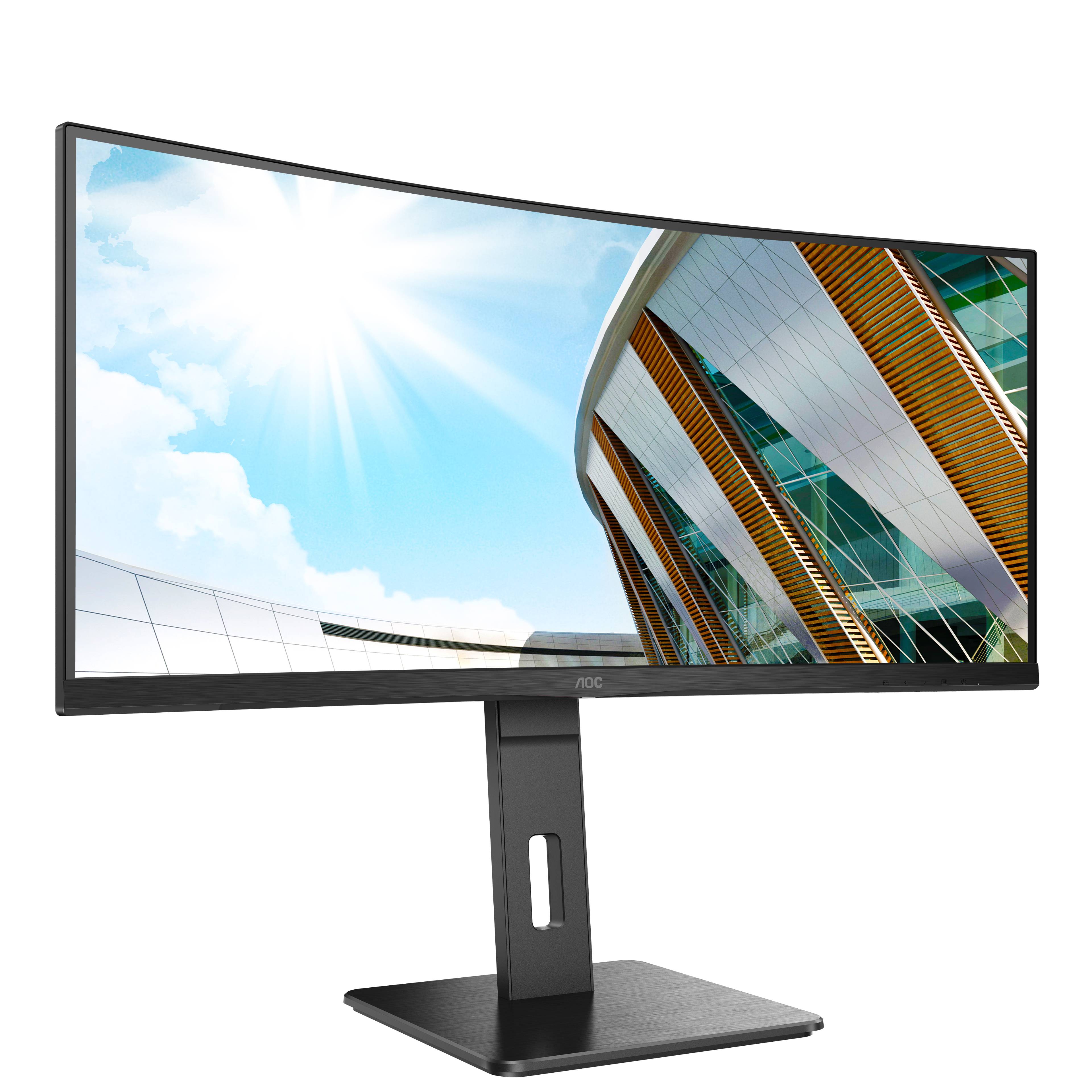 Rca Informatique - image du produit : CU34P2C 34IN VA CURVED UWQHD/1MS/3440X1440/WID 21/9/USB