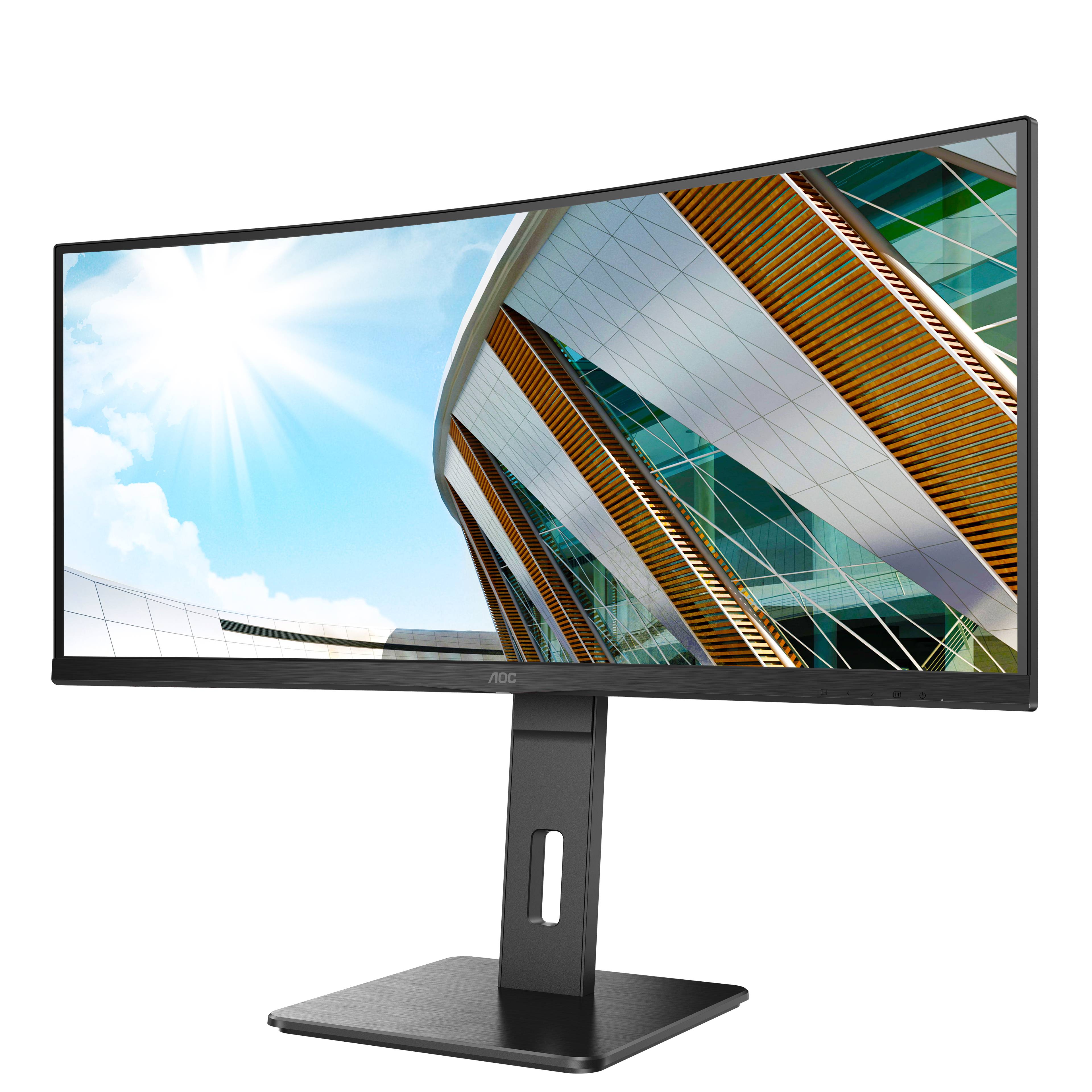 Rca Informatique - image du produit : CU34P2C 34IN VA CURVED UWQHD/1MS/3440X1440/WID 21/9/USB