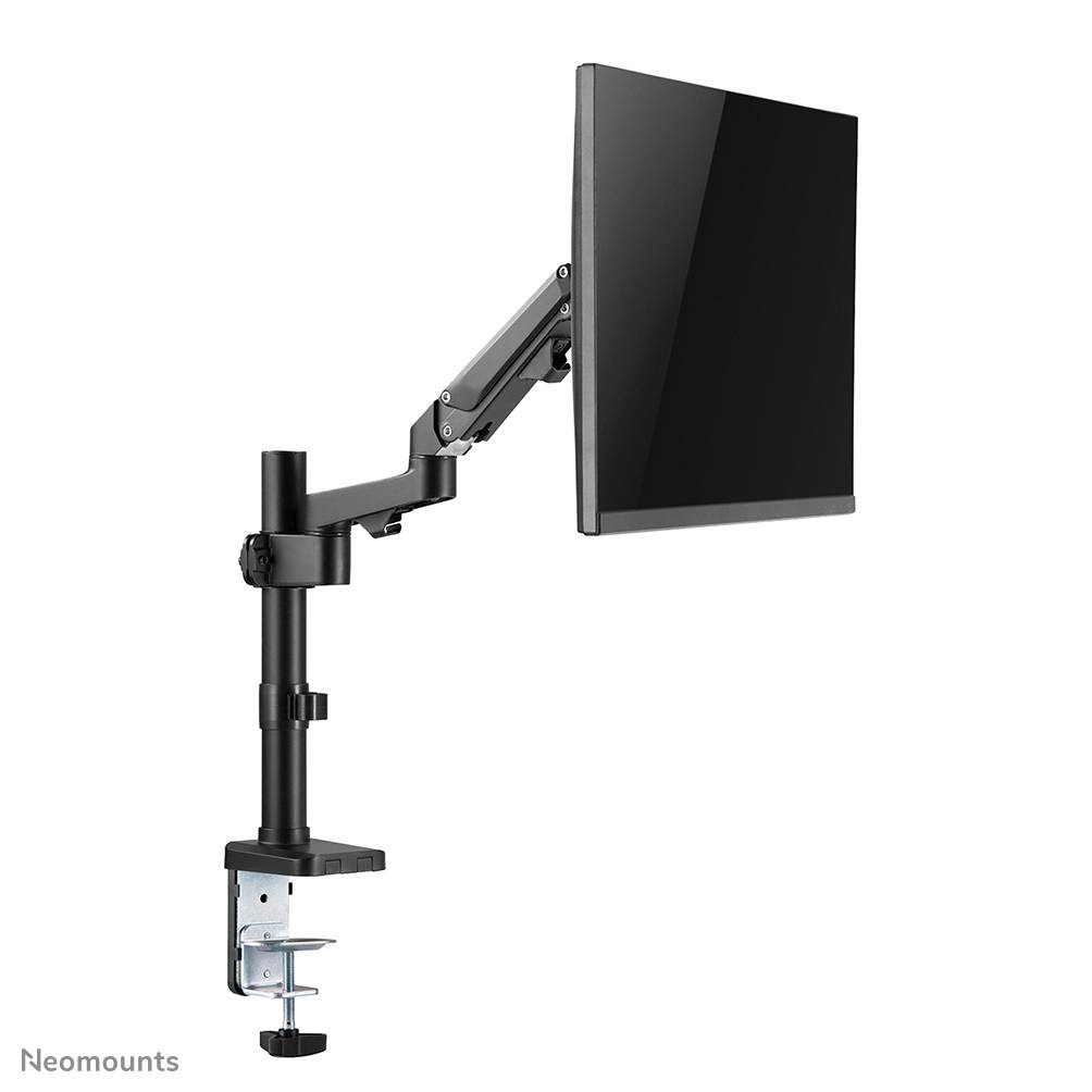 Rca Informatique - image du produit : NEWSTAR DESK POLE MOUNT (CLAMP/GROMMET) BLACK 17-27IN