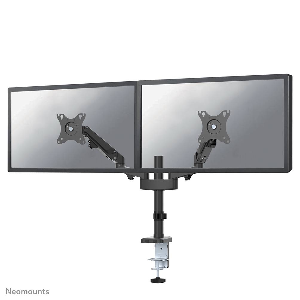 Rca Informatique - Image du produit : NEWSTAR DESK POLE MOUNT (CLAMP/GROMMET) BLACK 17-27IN