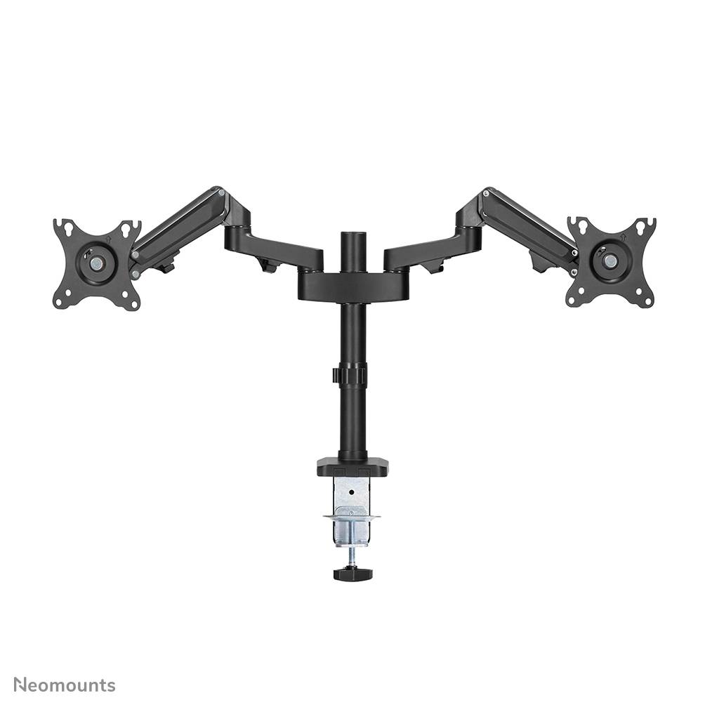 Rca Informatique - image du produit : NEWSTAR DESK POLE MOUNT (CLAMP/GROMMET) BLACK 17-27IN