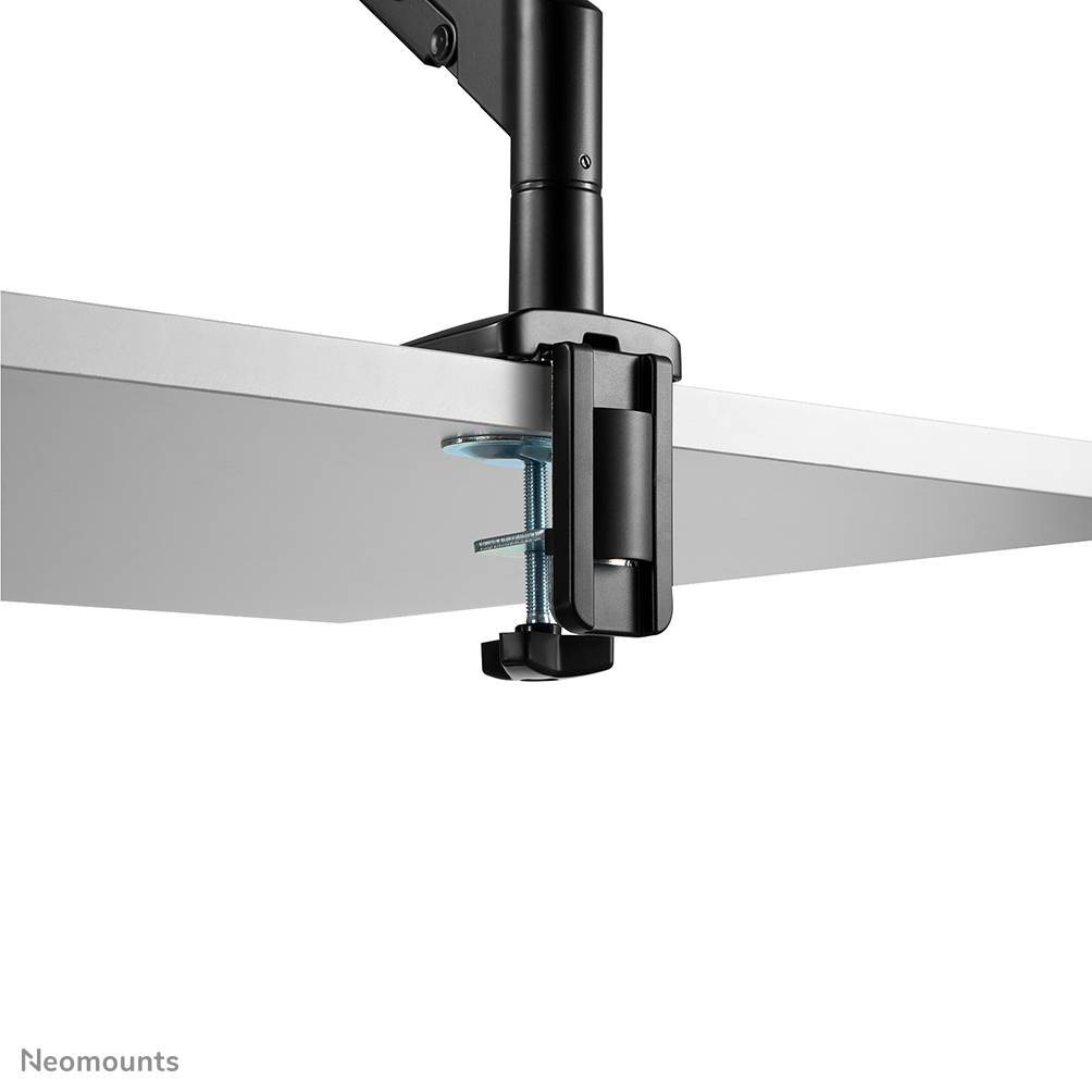 Rca Informatique - image du produit : NEWSTAR DESK MOUNT ULTRA FLAT (CLAMP/GROMMET) BLACK 17-27IN