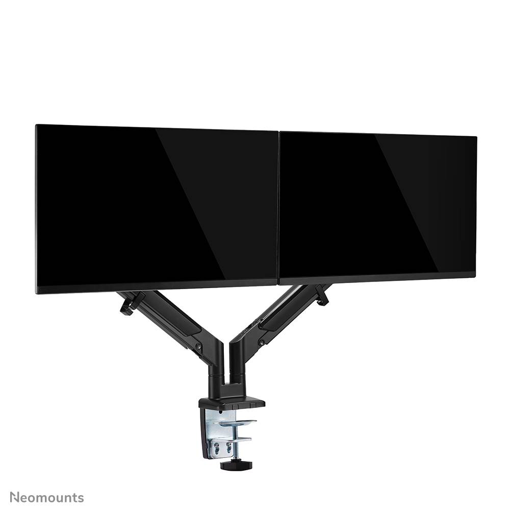 Rca Informatique - image du produit : NEWSTAR DESK MOUNT ULTRA FLAT (CLAMP/GROMMET) BLACK 17-27IN