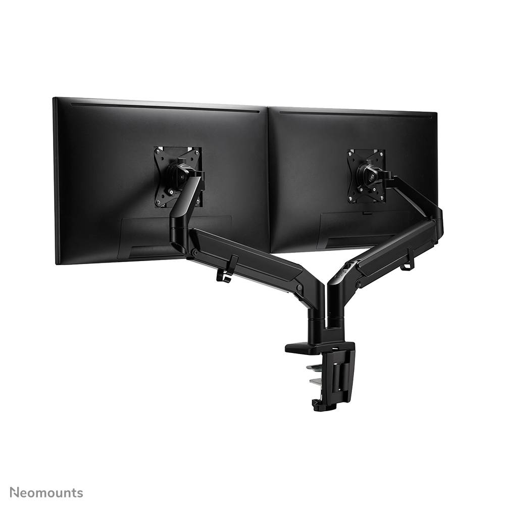 Rca Informatique - image du produit : NEWSTAR DESK MOUNT ULTRA FLAT (CLAMP/GROMMET) BLACK 17-27IN