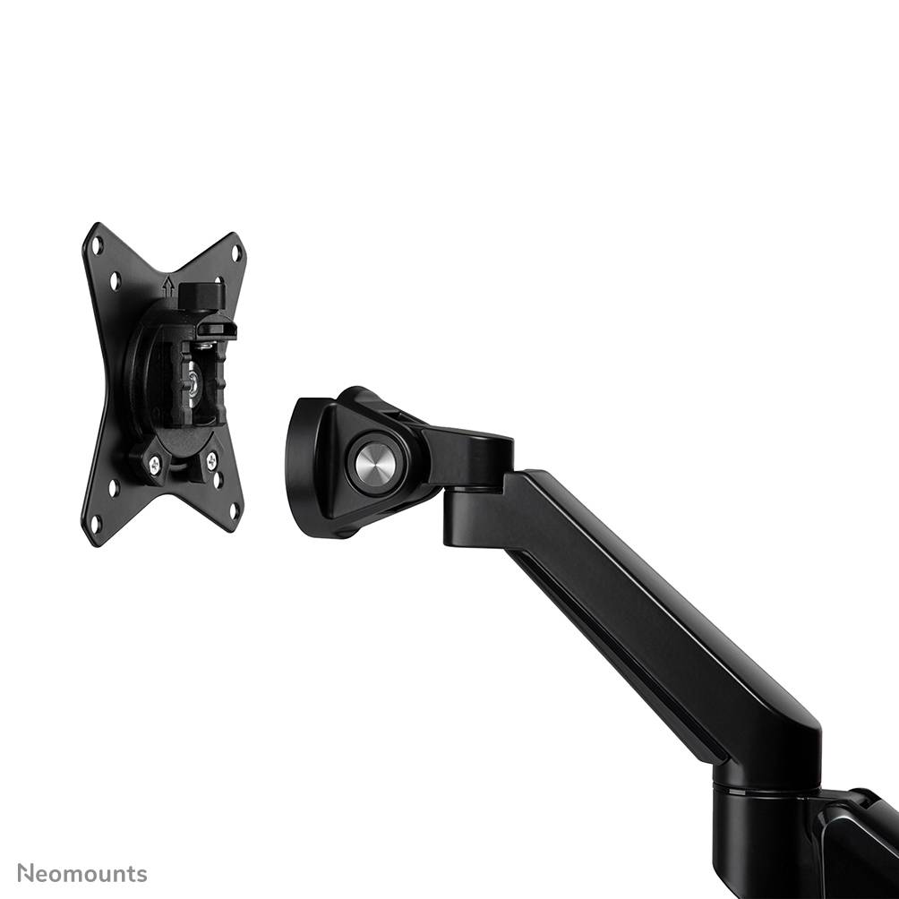 Rca Informatique - image du produit : NEWSTAR DESK MOUNT ULTRA FLAT (CLAMP/GROMMET) BLACK 17-27IN