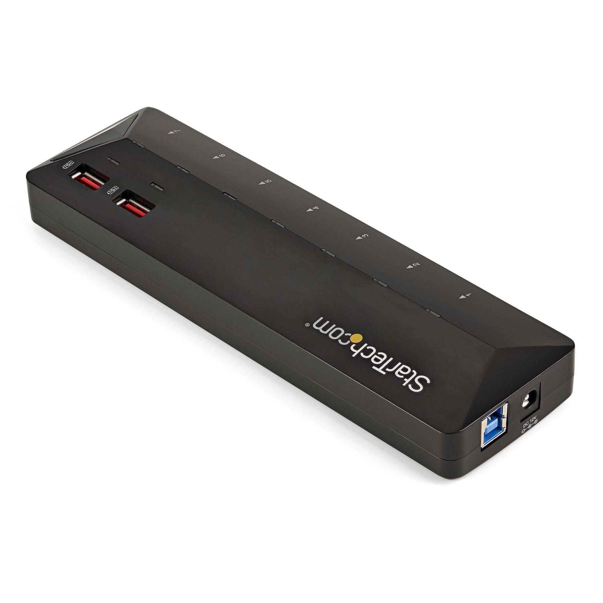 Rca Informatique - image du produit : HUB USB 3.0 7 PORTS PLUS 2 PORT DEDIES A LA CHARGE DE 24 A