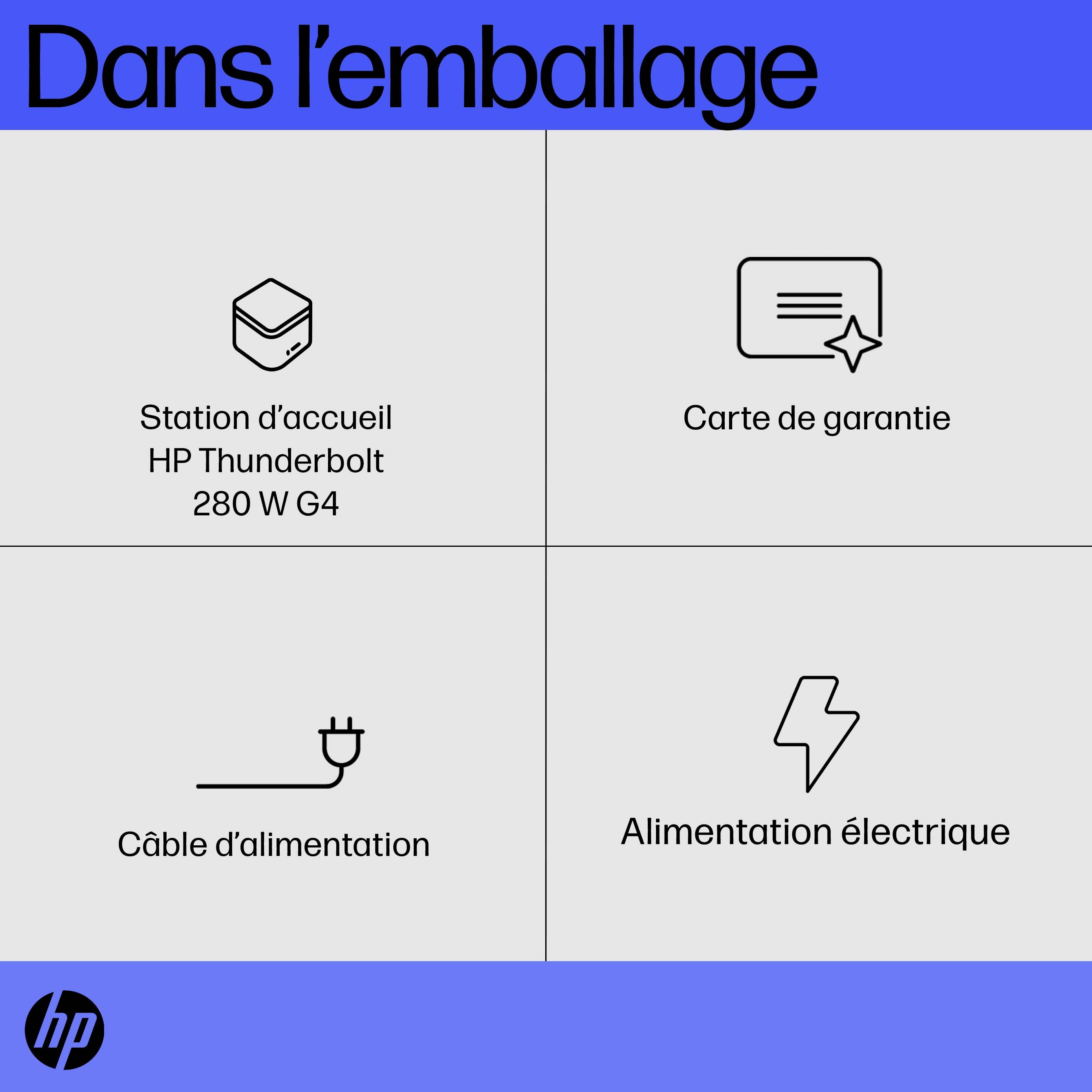 Rca Informatique - image du produit : TB 280W G4 DOCK W/COMBO CABLE