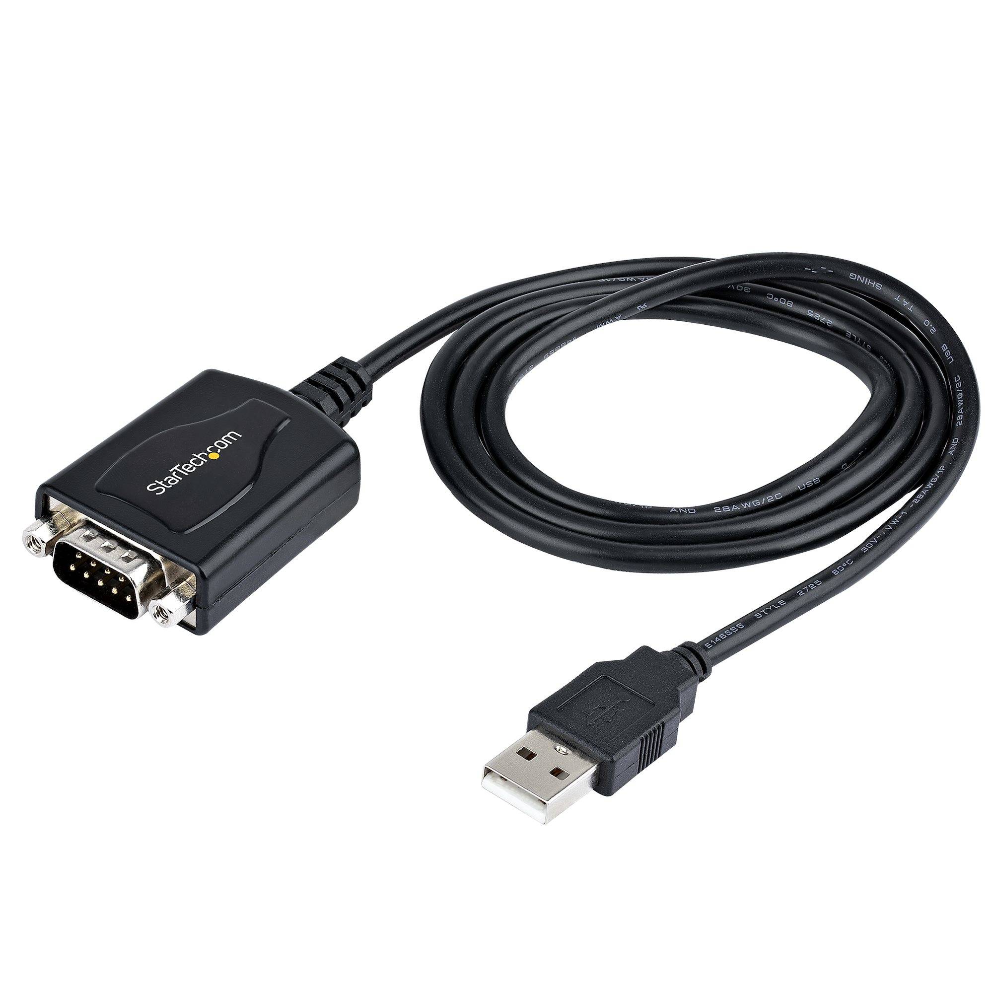 Rca Informatique - image du produit : 3FT USB TO SERIAL CABLE - WIN/MAC - PROLIFIC IC