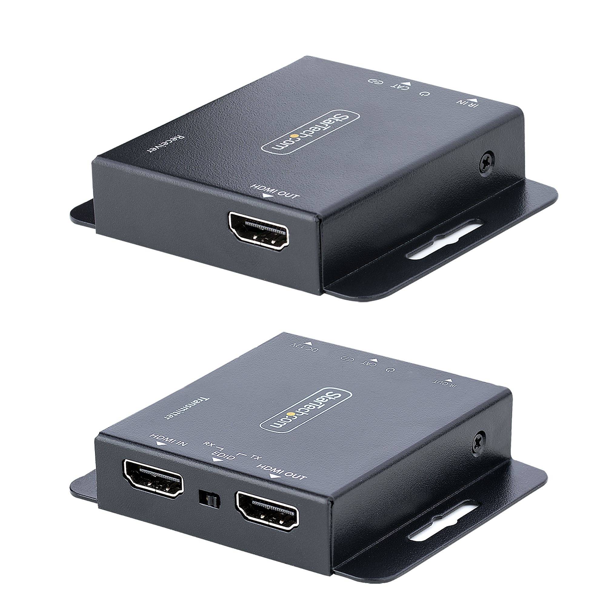 Rca Informatique - image du produit : HDMI EXTENDER OVER CAT6 4K - 130FT POWER OVER CABLE IR EXT.