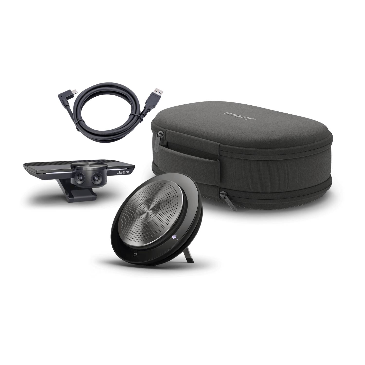 Rca Informatique - image du produit : JABRA PANACAST MEET ANYWHERE KITMINI:JPC+750UC+1M+CASE