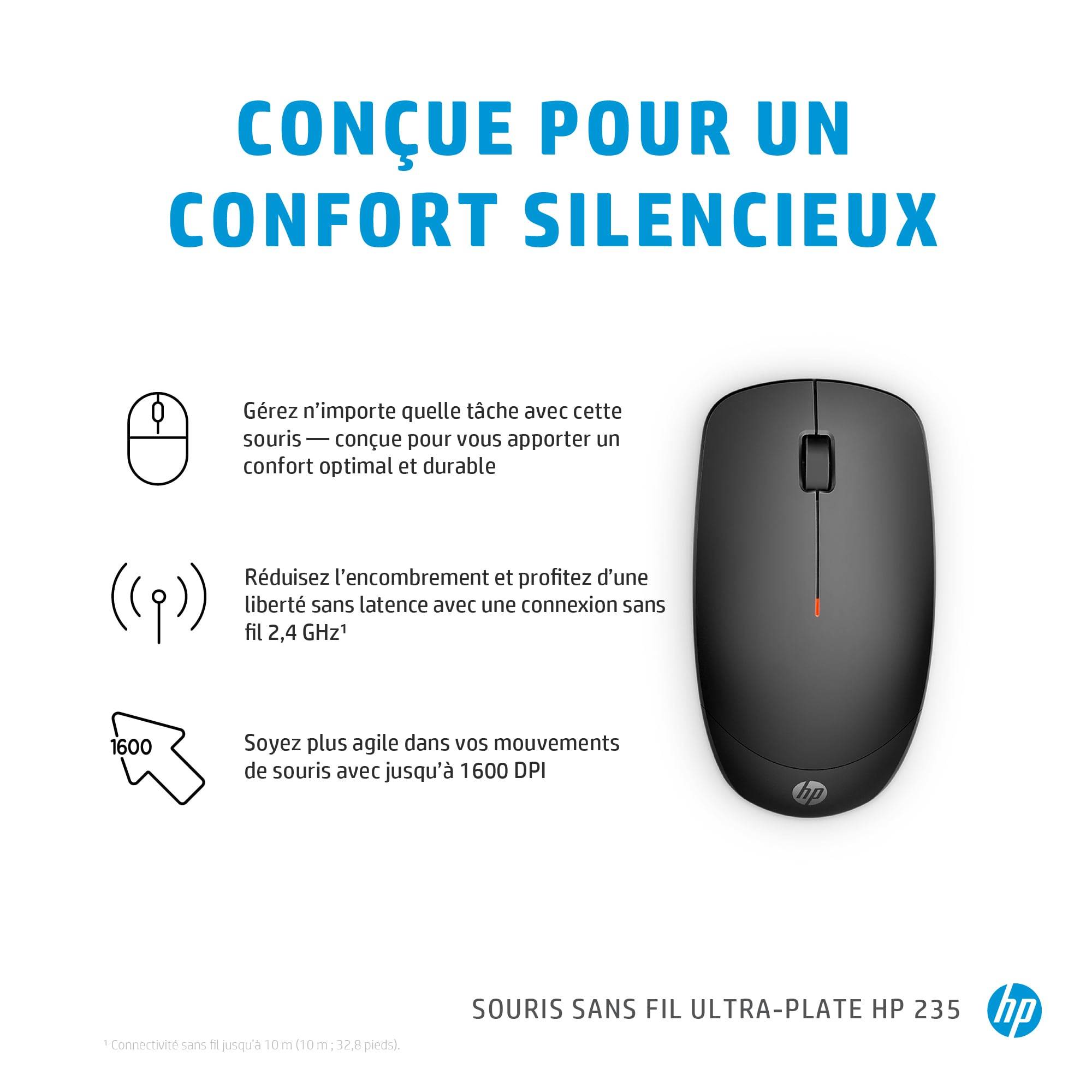 Rca Informatique - image du produit : 235 SLIM WIRELESS MOUSE