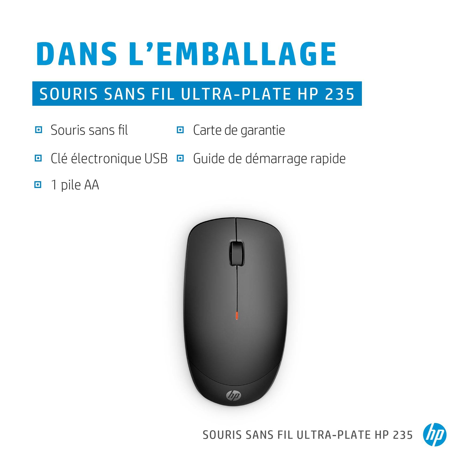 Rca Informatique - image du produit : 235 SLIM WIRELESS MOUSE