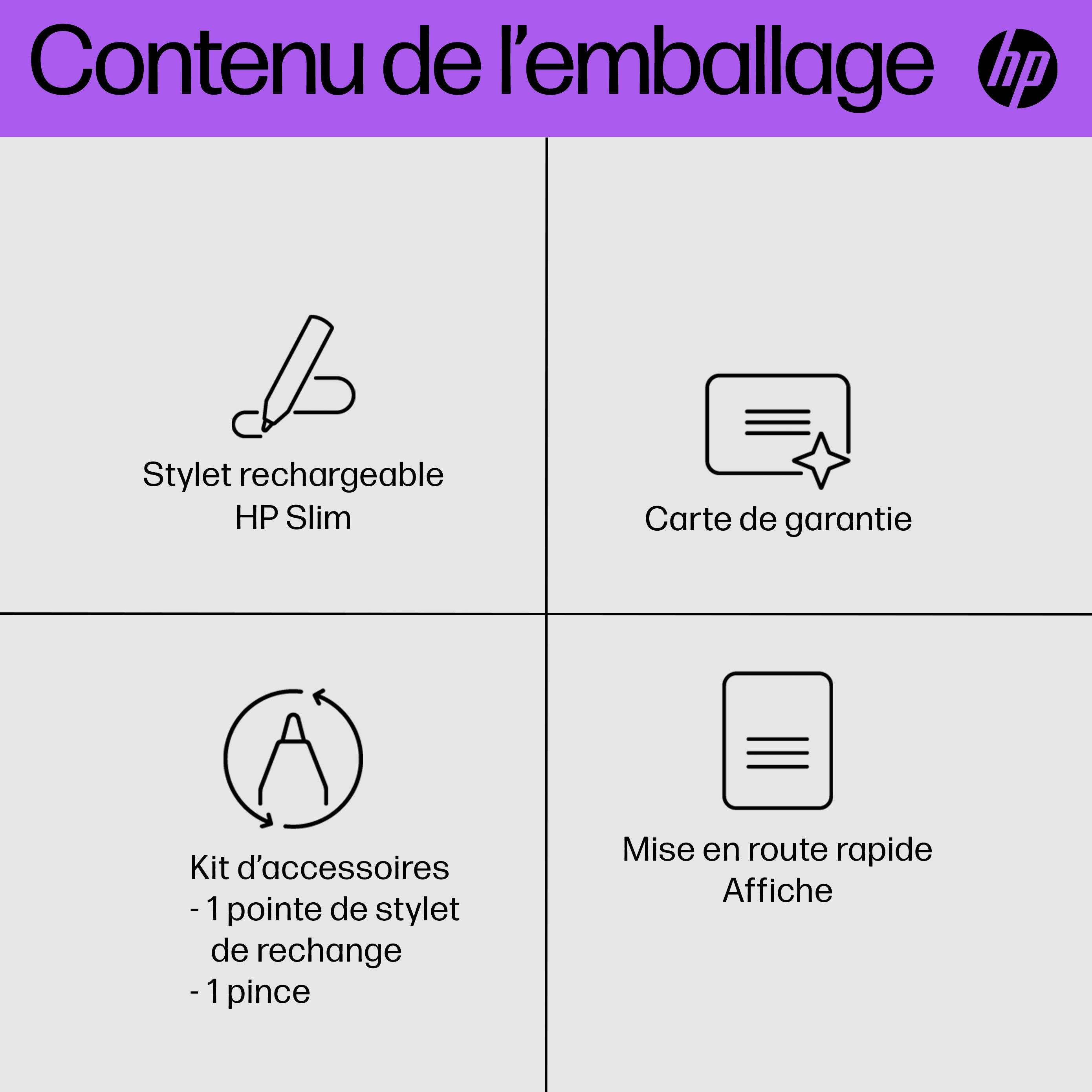 Rca Informatique - image du produit : HP SLIM RECHBL PEN