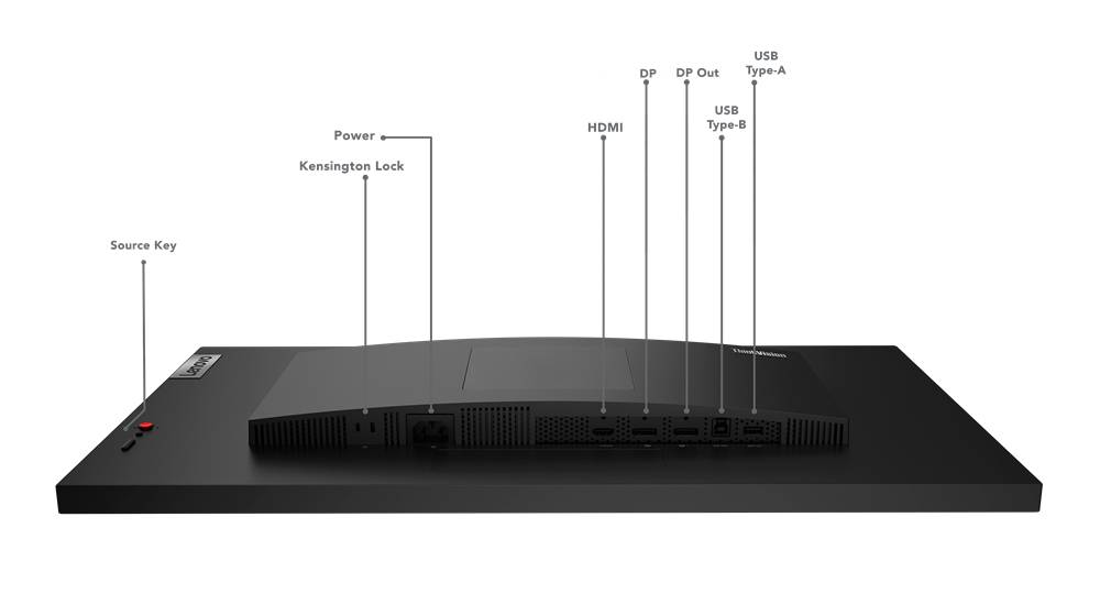 Rca Informatique - image du produit : THINKVISION P27Q-30 (A22270QP1) 27IN MONITOR-HDMI 16:9 4MS 1000: