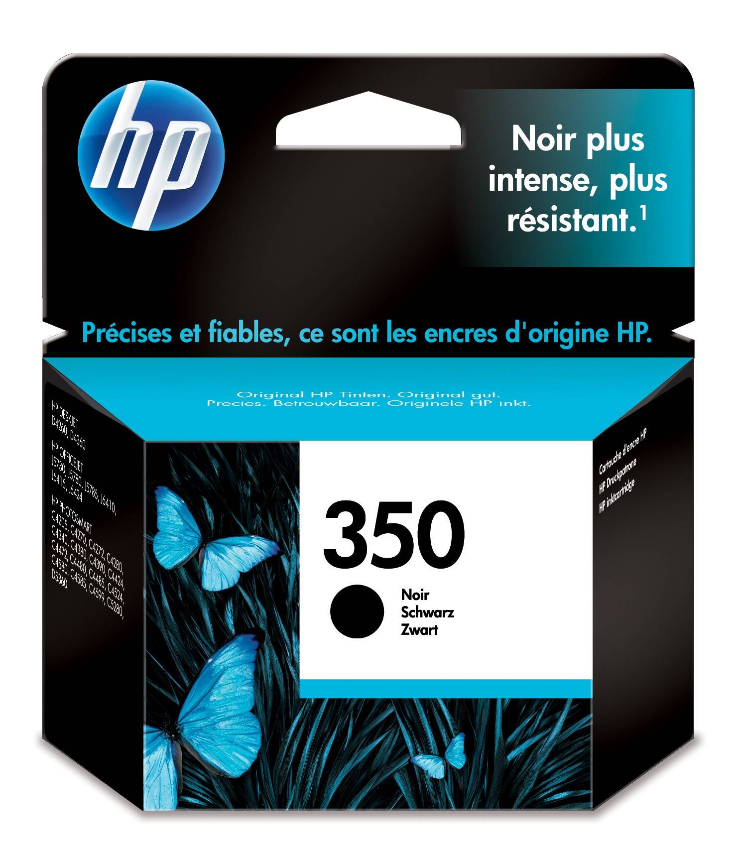 Rca Informatique - image du produit : INK CARTRIDGE NO 350 BLACK DE/FR/BE/NL/UK/SE