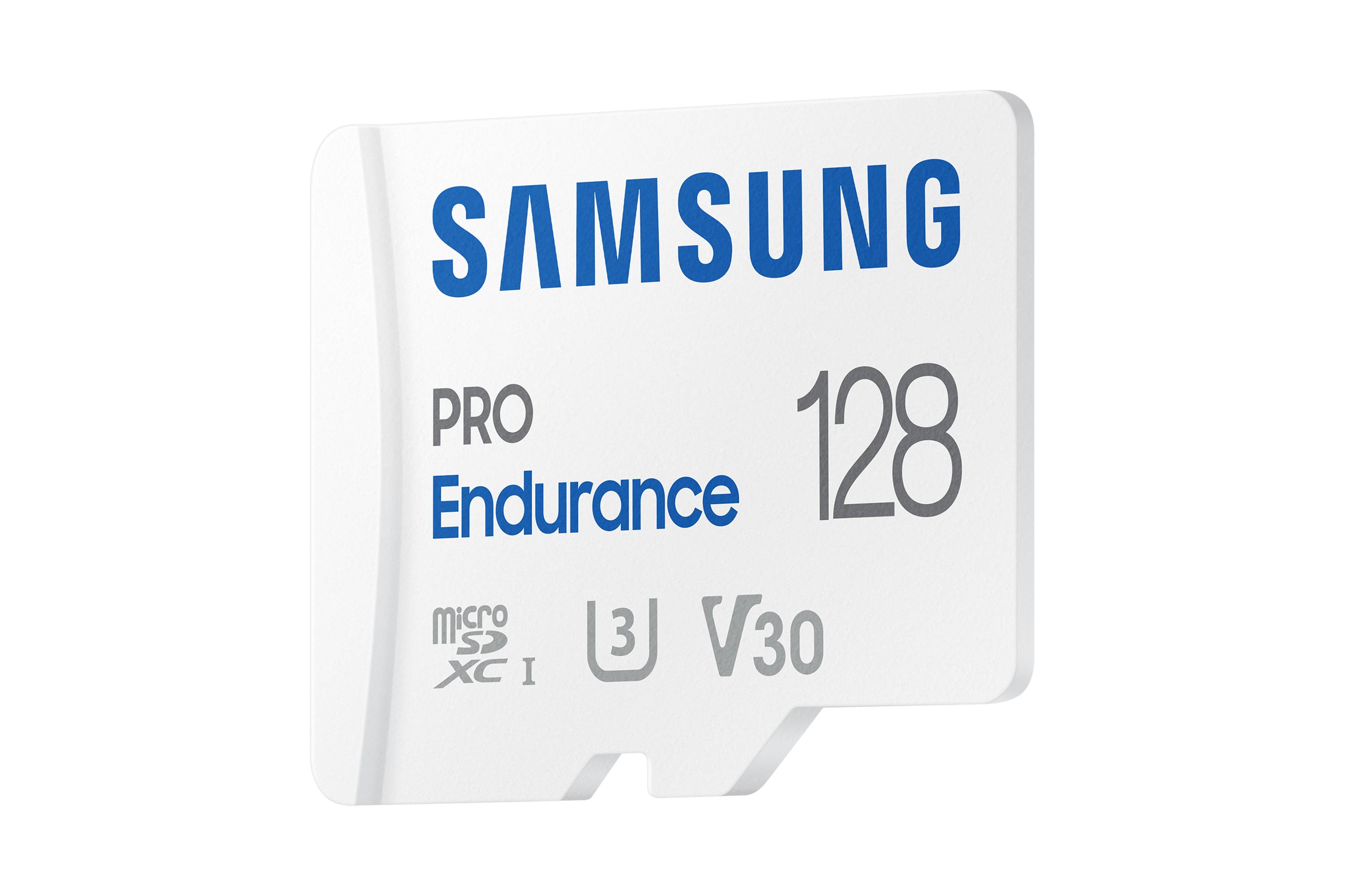 Rca Informatique - image du produit : PRO ENDURANCE 128GB MICROSDXC INC SD ADAPTER CLASS10 UHS 1 U1