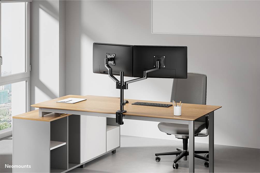 Rca Informatique - image du produit : NEOMOUNTS SCREEN DESK MOUNT (CLAMP+GROMMET)