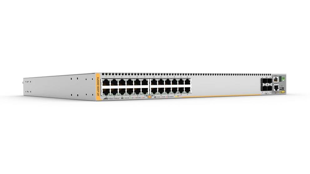 Rca Informatique - Image du produit : 24X10/100/1000BASETX POE+2XSFP+ 2X SFP+/STACK 1Y NCP SUPPORT