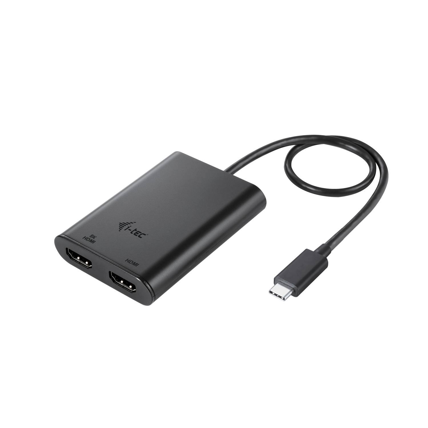 Rca Informatique - image du produit : USB-C DUAL 4K/60HZ (SINGLE 8K/30HZ) HDMI VIDEO ADAPTER