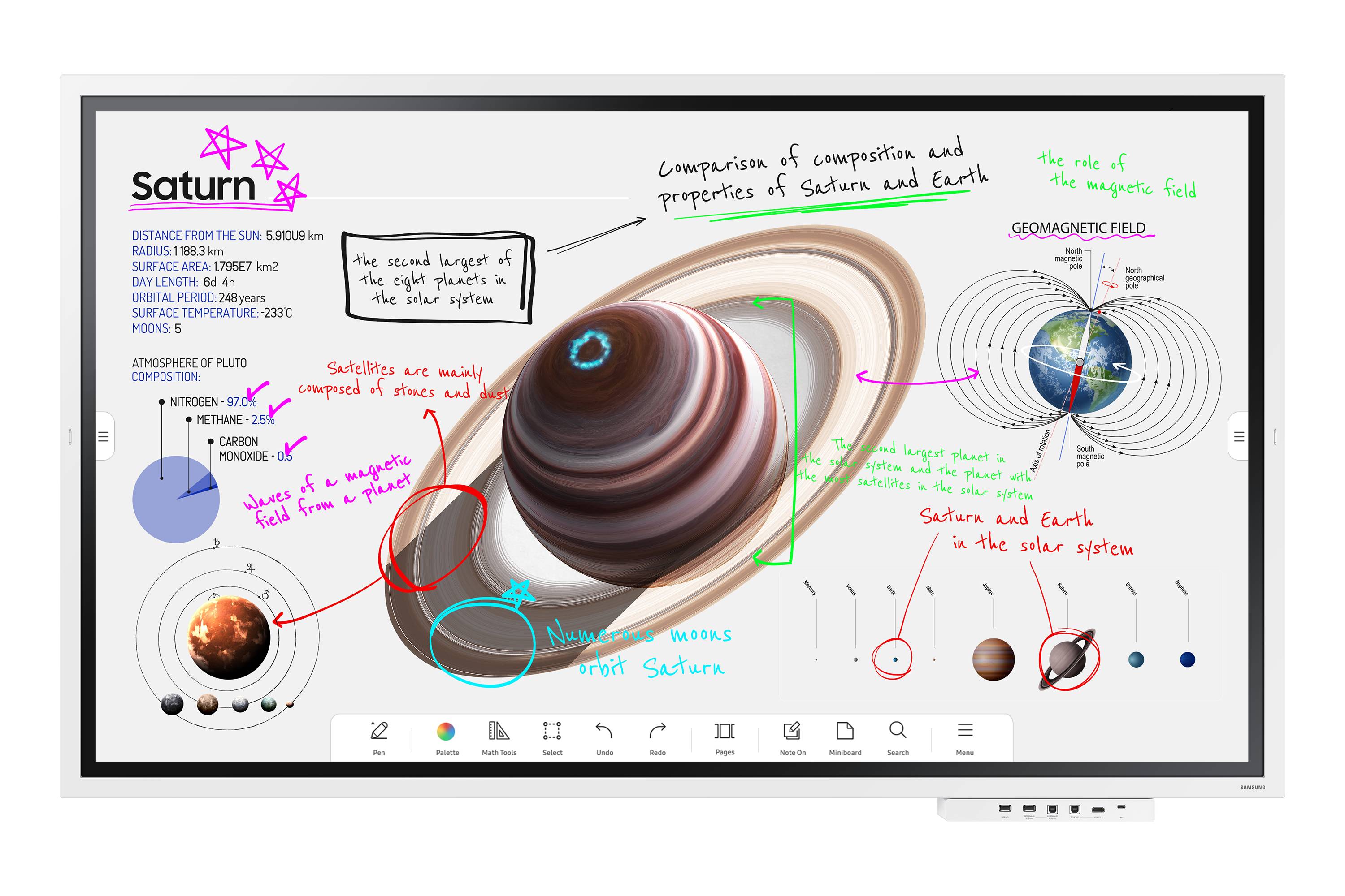 Rca Informatique - image du produit : WM65B FLIP 65IN UHD 350CD 16/7 3840 X 2160 TOUCH FLIP4 UI TIZEN