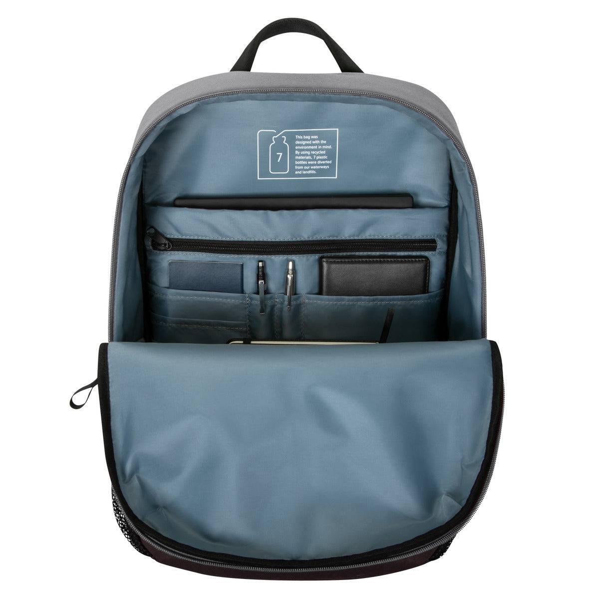 Rca Informatique - image du produit : TARGUS 15.6IN SAGANO CAMPUS BACKPACK GREY