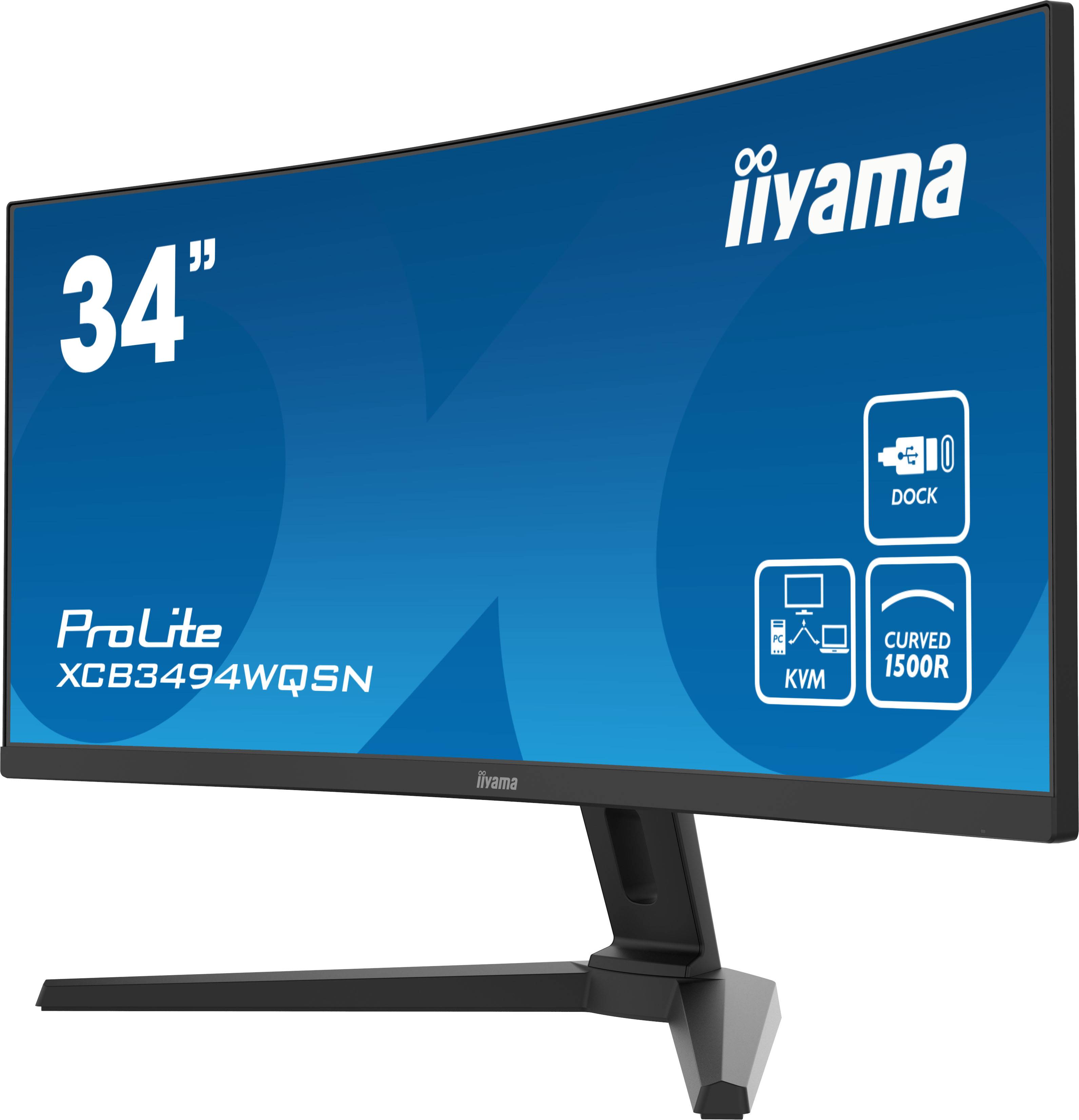 Rca Informatique - image du produit : XCB3494WQSN-B1 86.4CM 34IN IPS 3440X1440 300CD HDMI DP