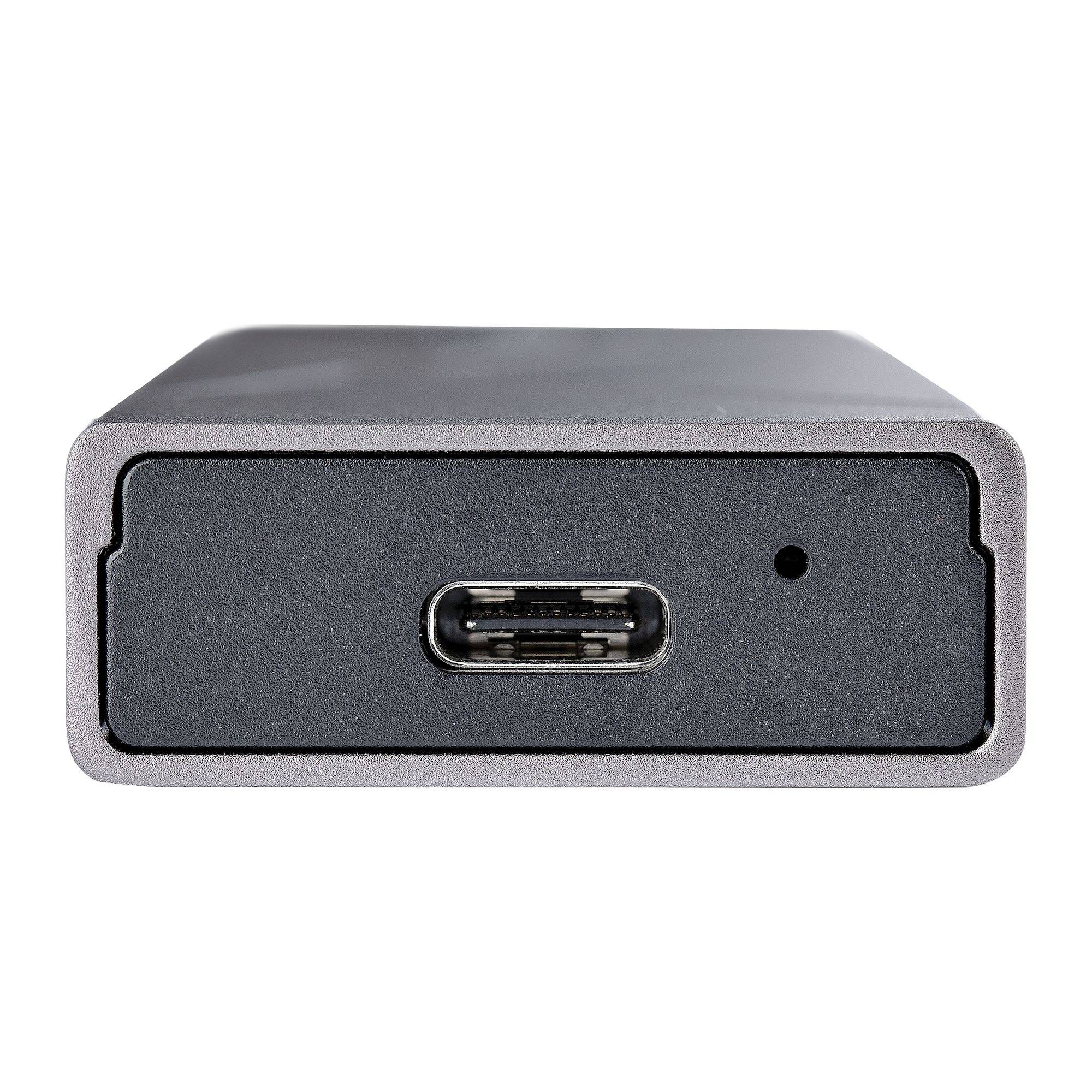 Rca Informatique - image du produit : BOITIER EXTERNE SSD M.2 NVME/S ATA - CABLES HOTES USB-C + USB A