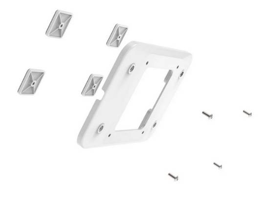 Rca Informatique - image du produit : SECURE MOUNTING PLATE (LG/100MM/VHB) WHITE