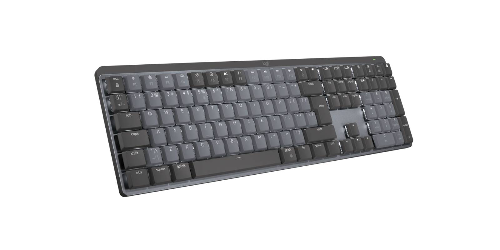 Rca Informatique - image du produit : MX MECHANICAL WRLS ILLUM. KEYB - GRAPHITE - US INT L CLICKY