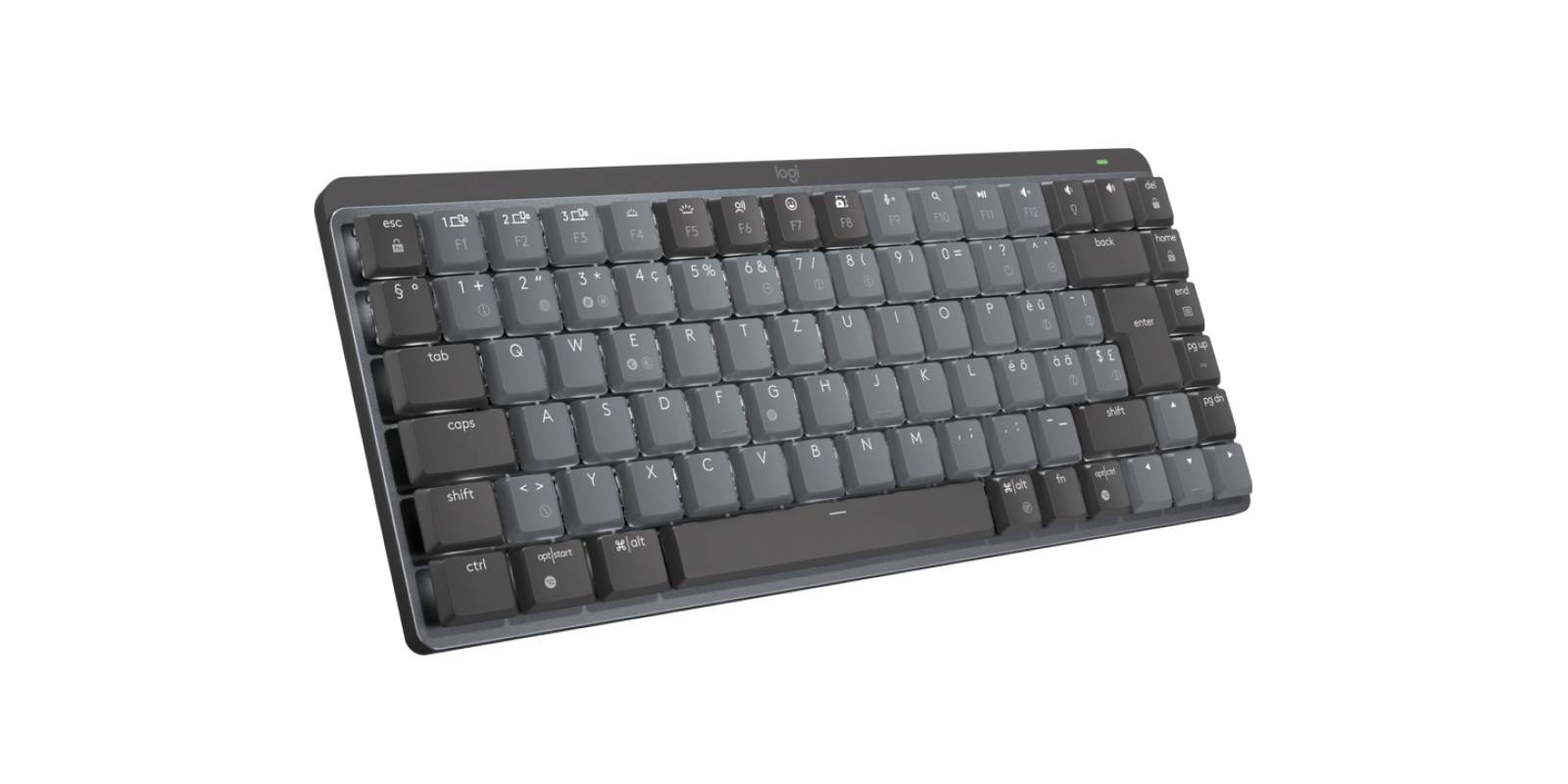 Rca Informatique - image du produit : MX MECH. MINI WRLS ILLUM. KEYB - GRAPHITE - CH - TACTILE