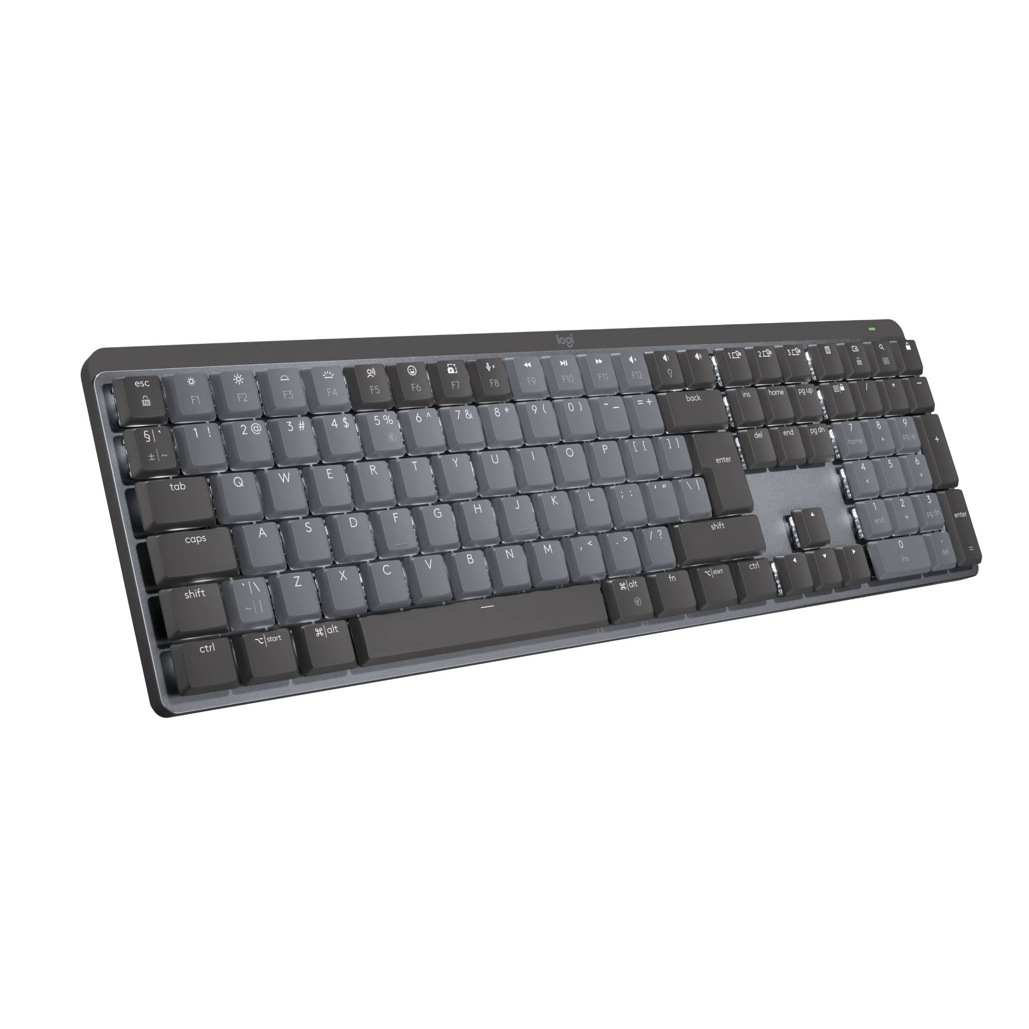 Rca Informatique - image du produit : MX MECHANICAL WRLS ILLUM. KEYB - GRAPHITE - US INT L TACTILE