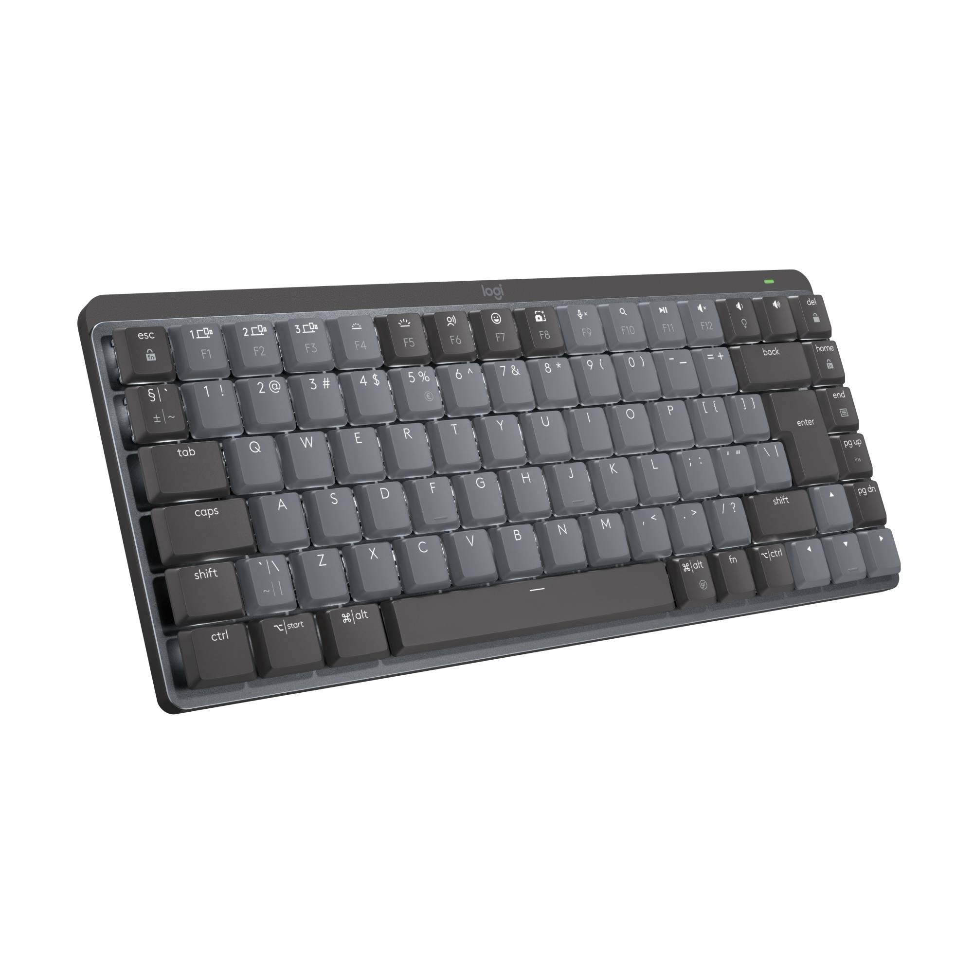 Rca Informatique - image du produit : MX MECH. MINI WRLS ILLUM. KEYB - GRAPHITE - US INT L TACTILE