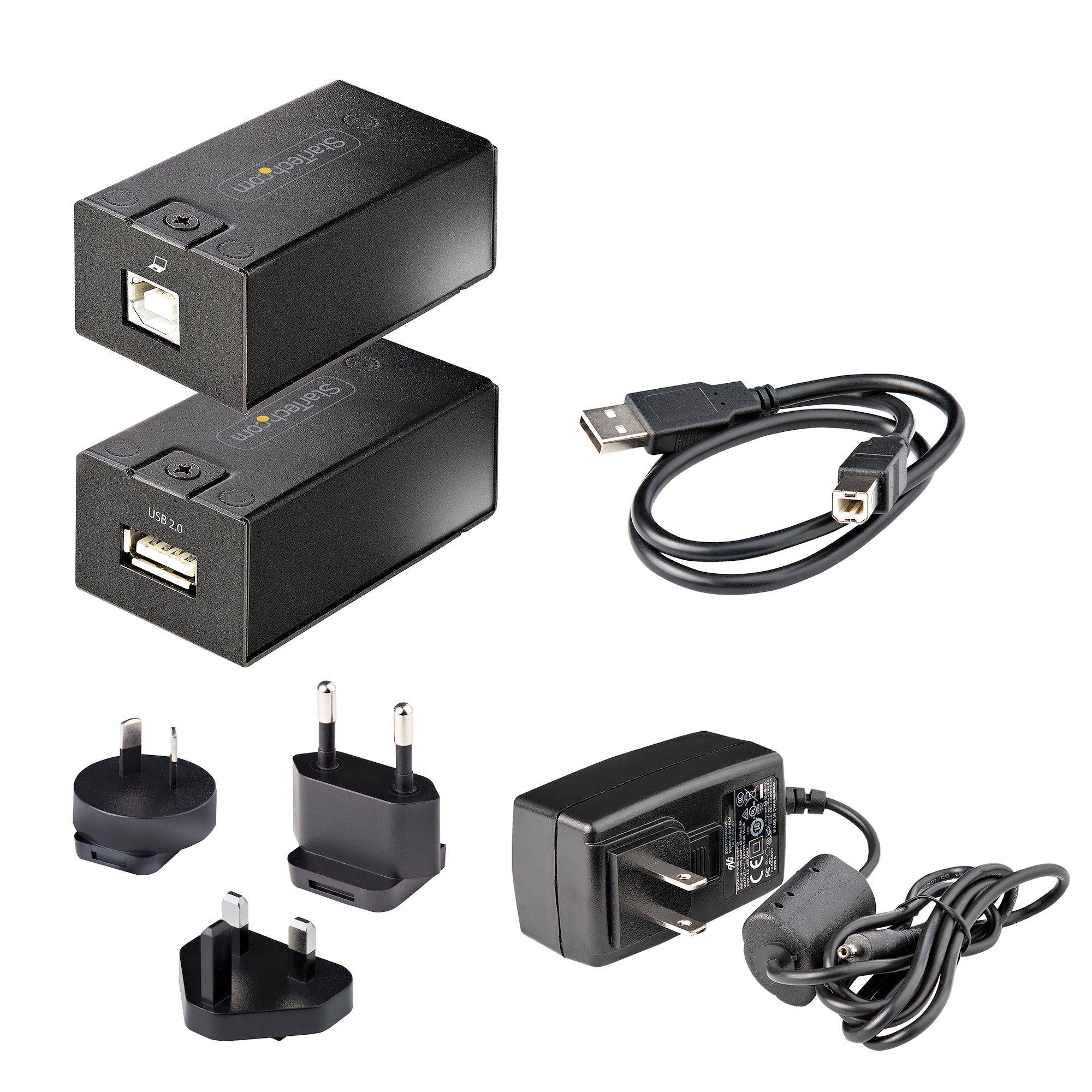 Rca Informatique - image du produit : USB 2.0 EXTENDER MAX 150M OVER CAT5E/CAT6-USB EXTENDER