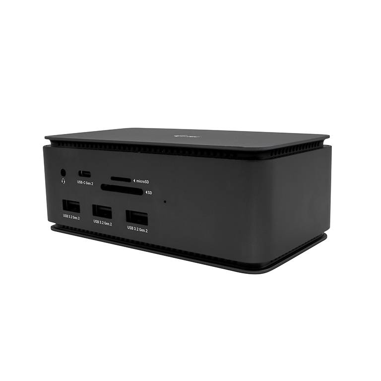 Rca Informatique - image du produit : USB 4.0 METAL DOCKING STATION DUAL 4K HDMI DP PD 80 W