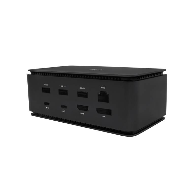 Rca Informatique - image du produit : USB 4.0 METAL DOCKING STATION DUAL 4K HDMI DP PD 80 W