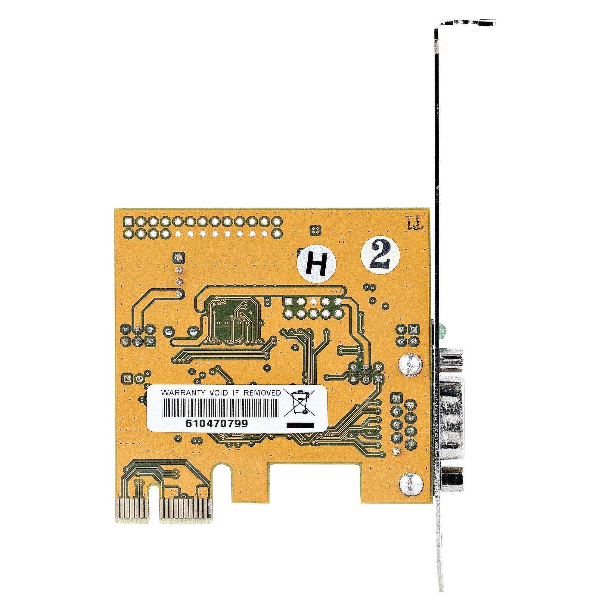 Rca Informatique - image du produit : CARTE SERIE PCI EXPRESS CARTE DEXTENSION PCIE A RS232/DB9